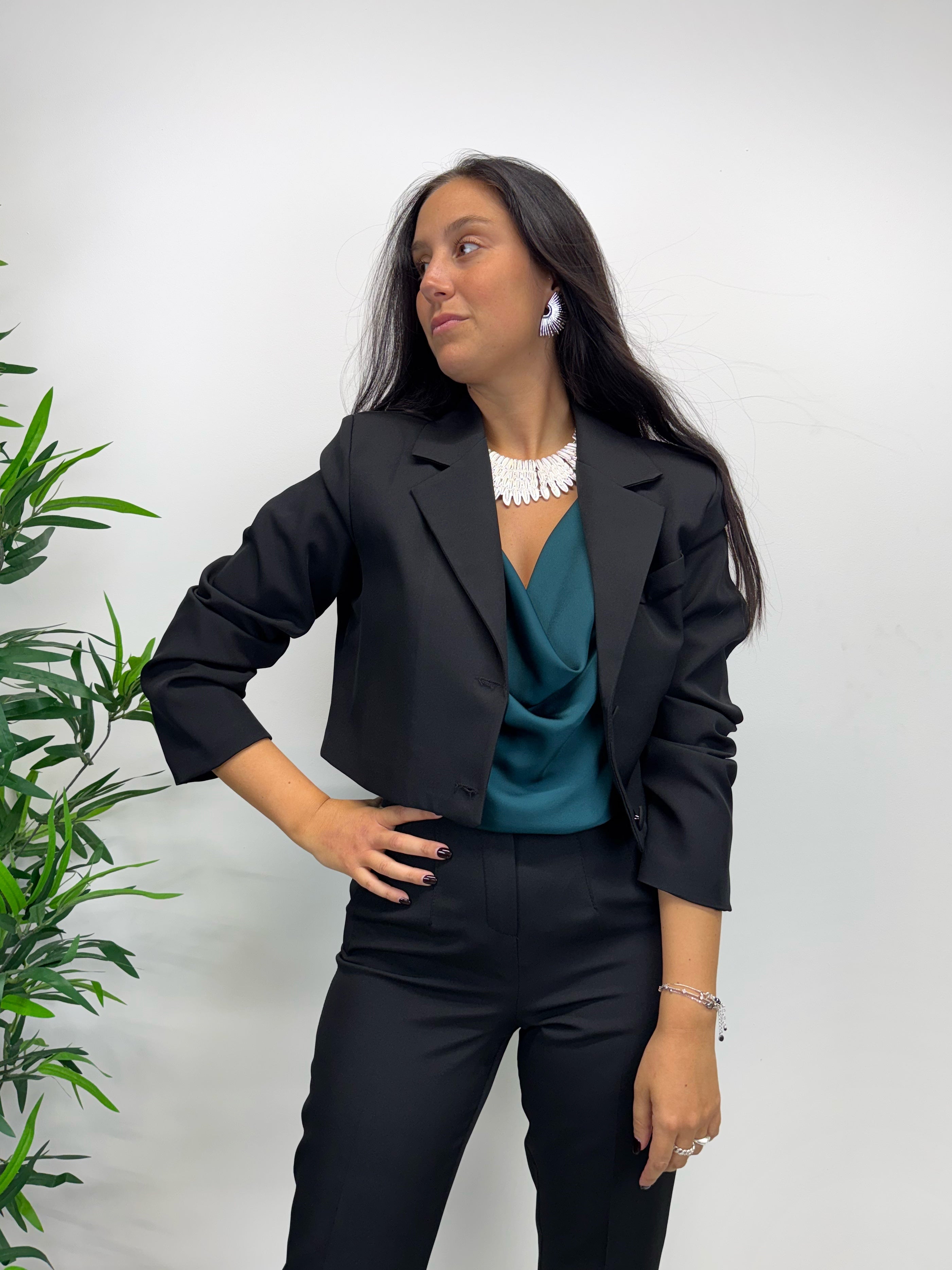 Giacca crop CLASSY +colori