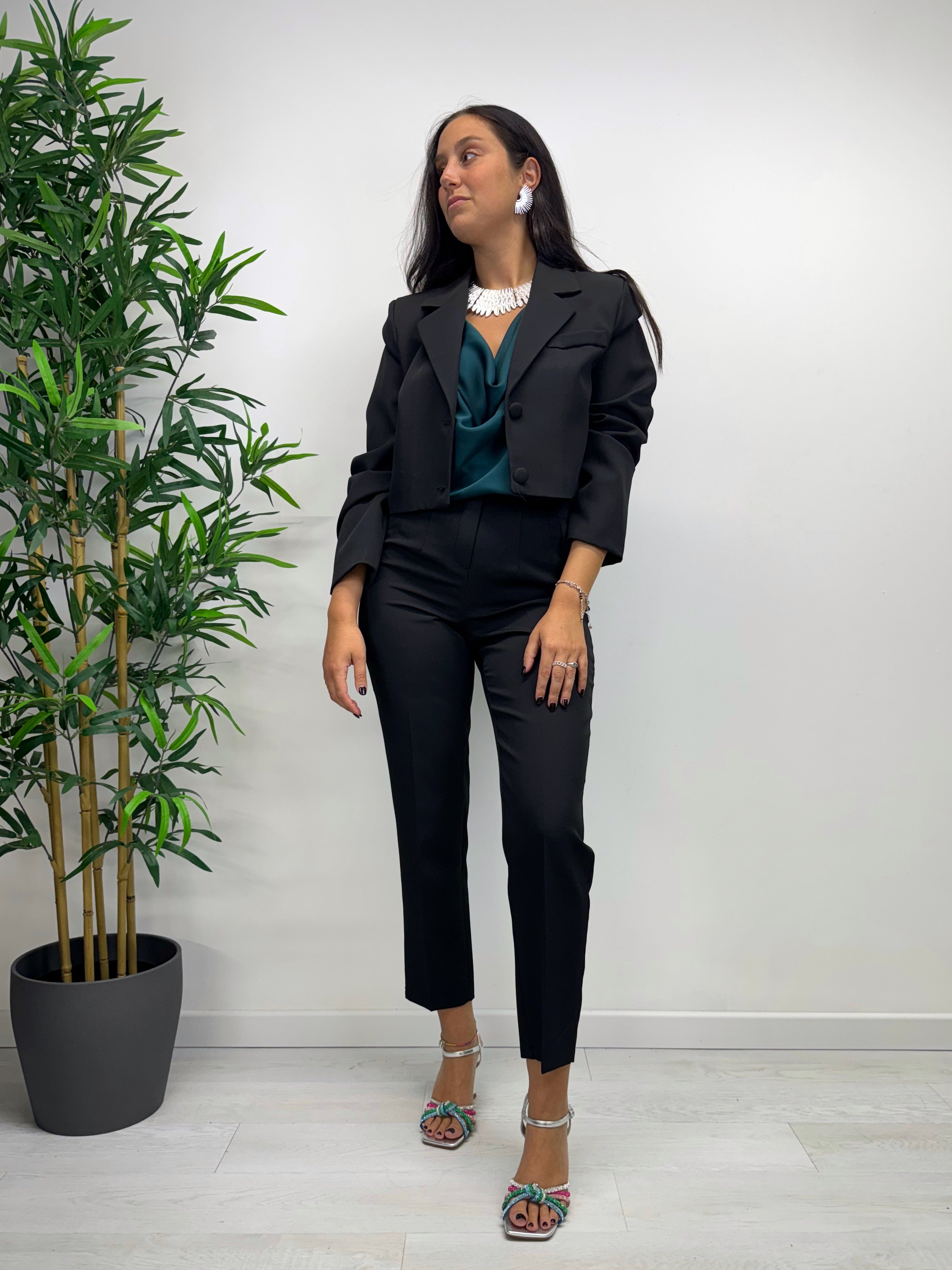 Giacca crop CLASSY +colori