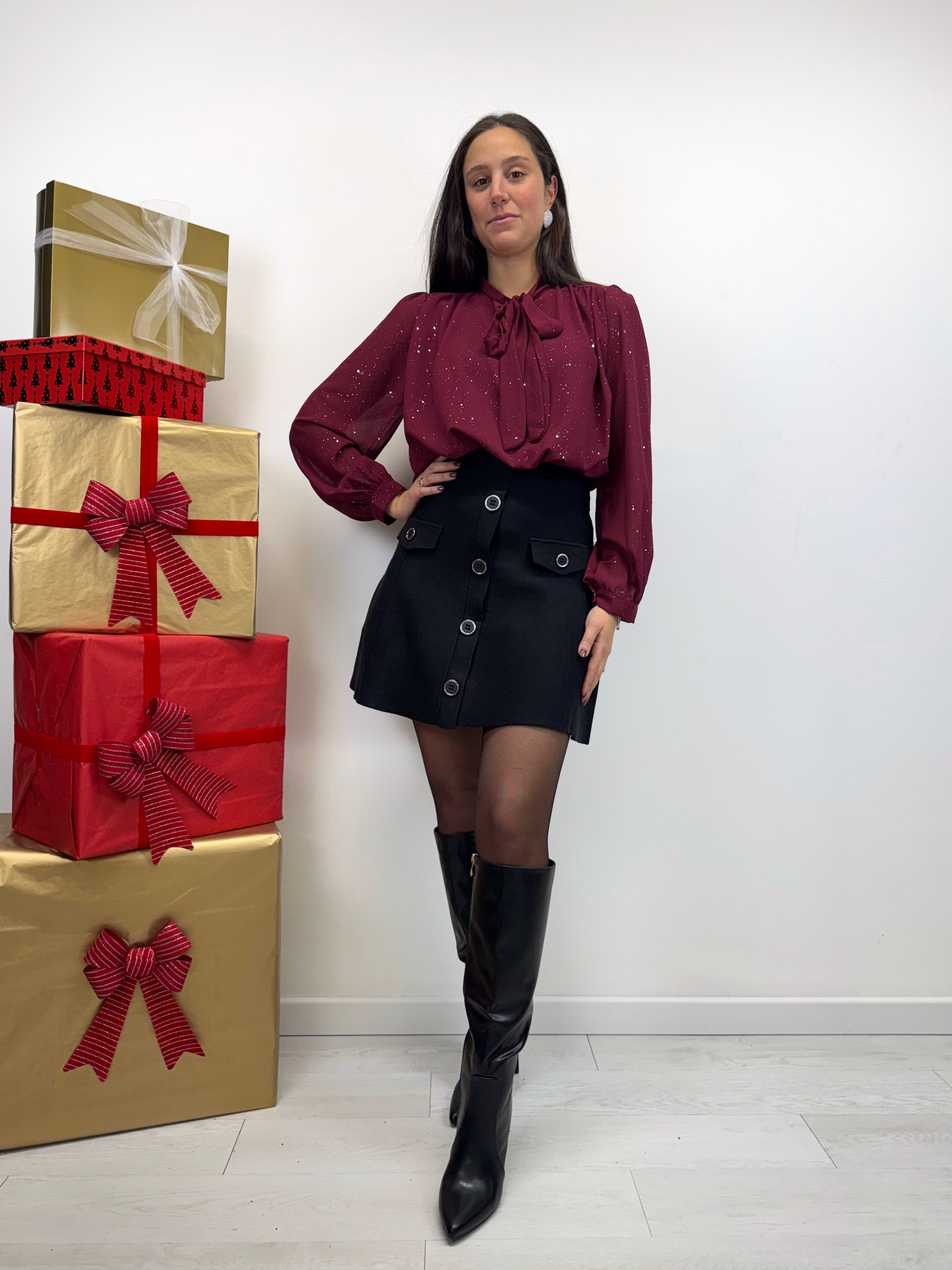 Minigonna BELLS nera