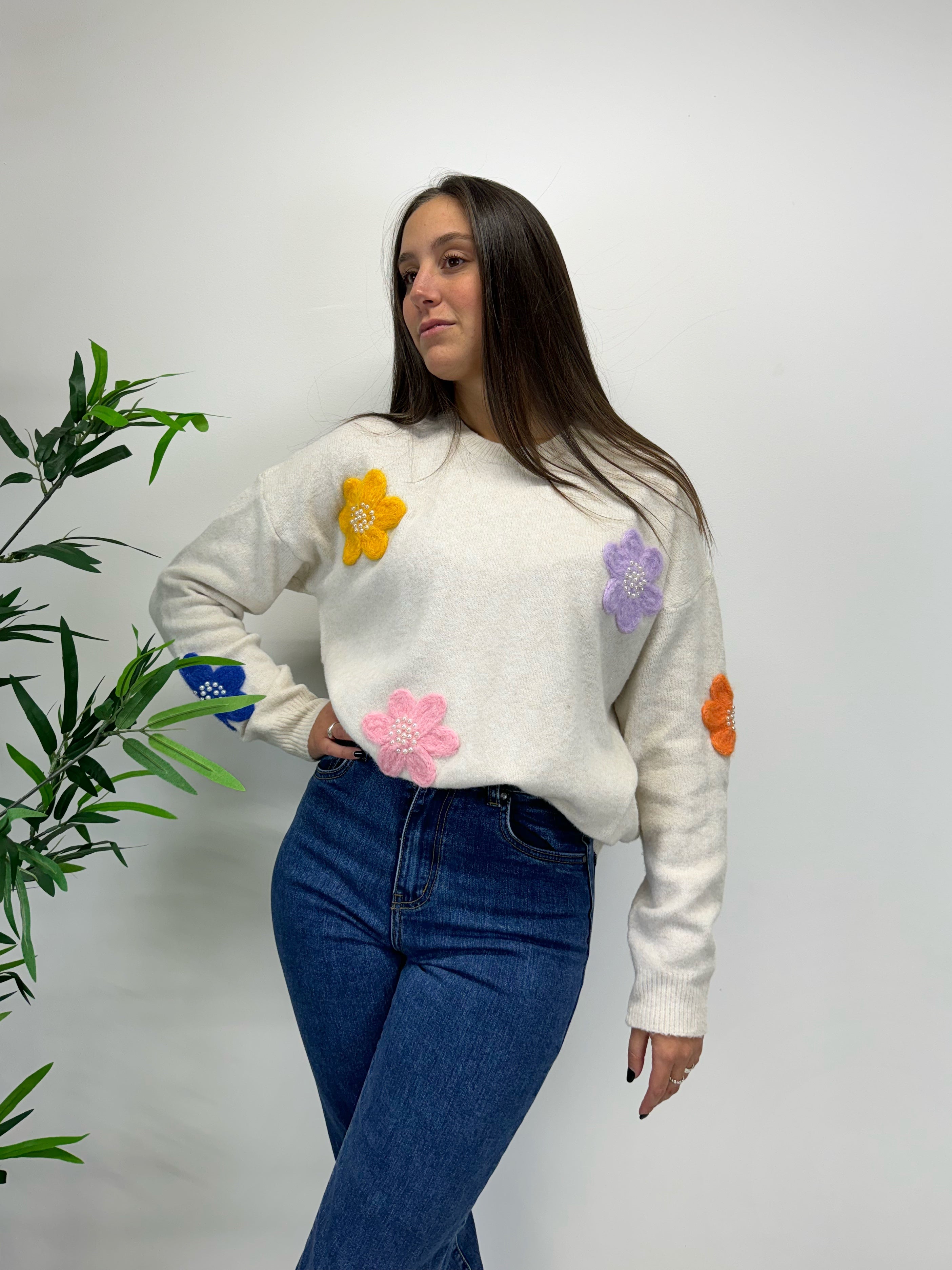 Maglioncino FLOWERS