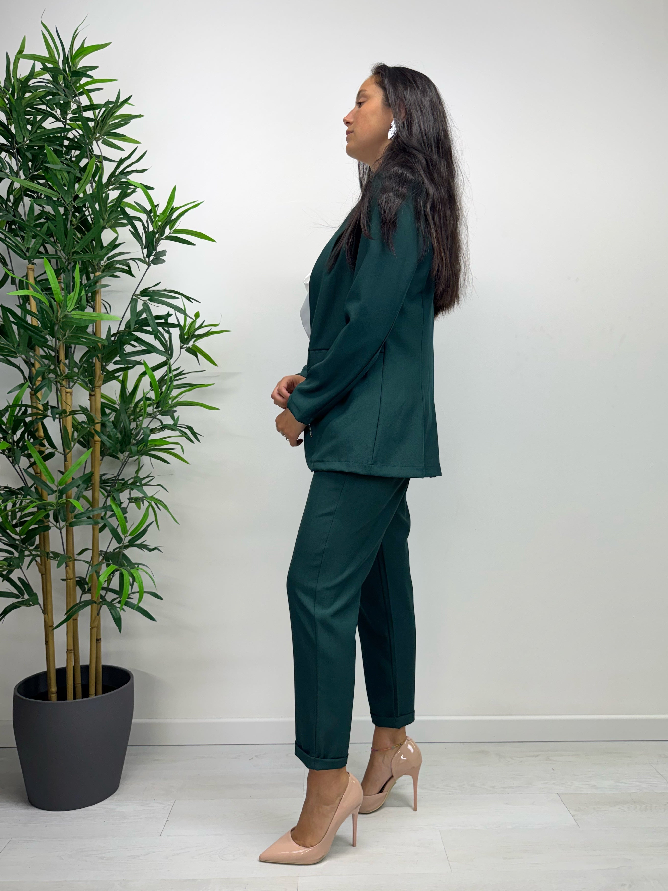 Blazer MARGARET manica lunga verdone