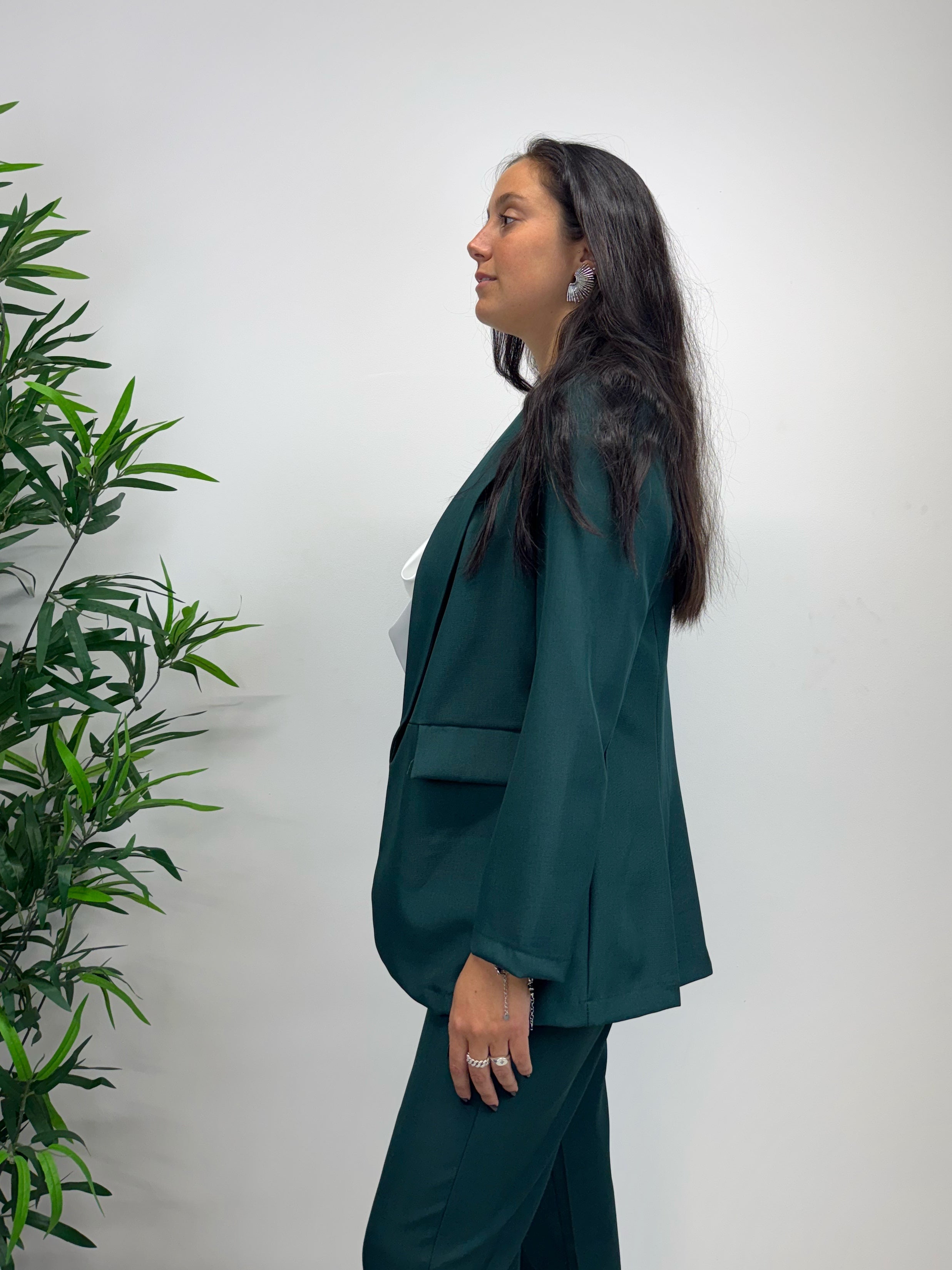 Blazer MARGARET manica lunga verdone