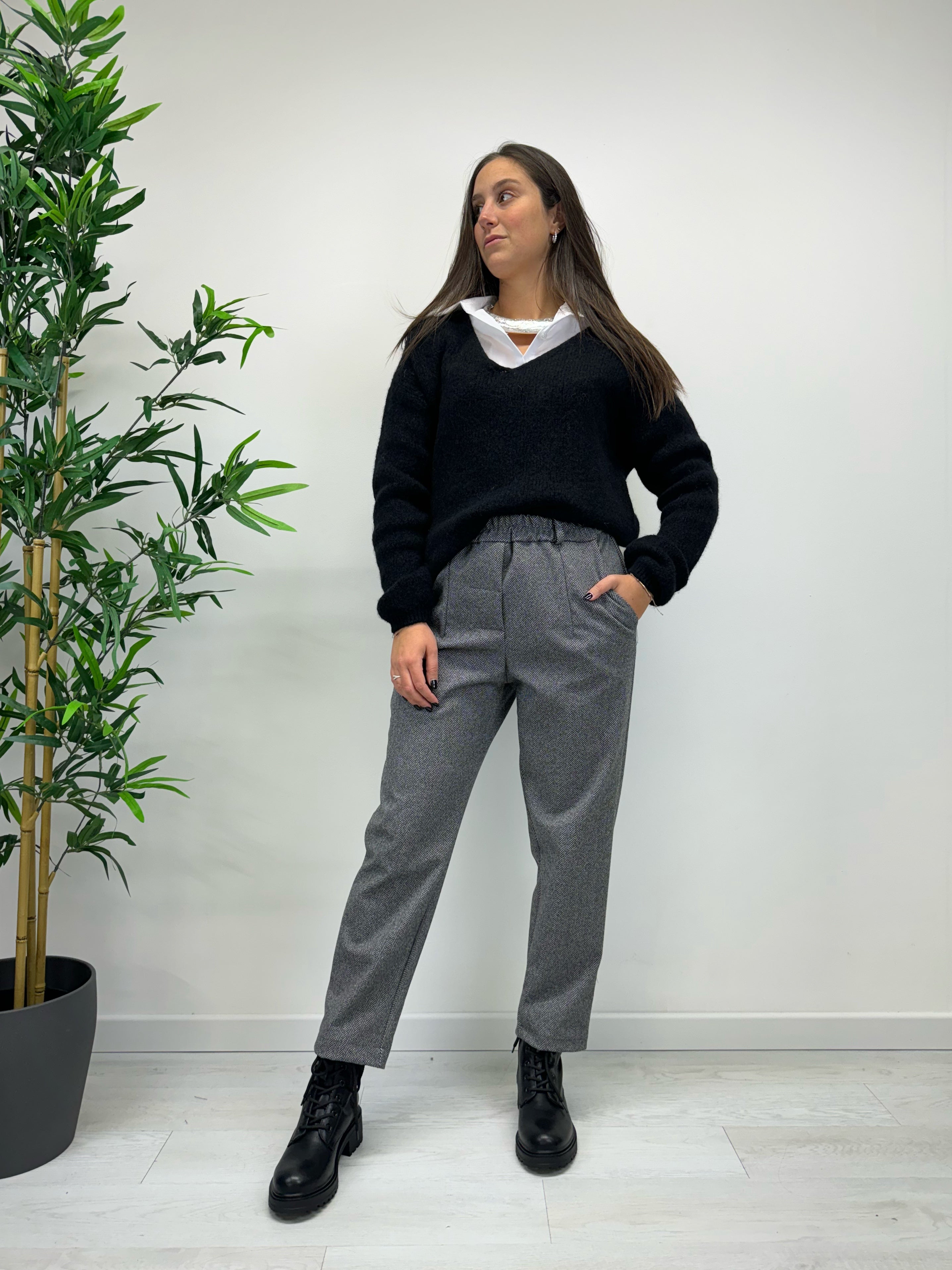 Pantaloni CARLOTTA spigati