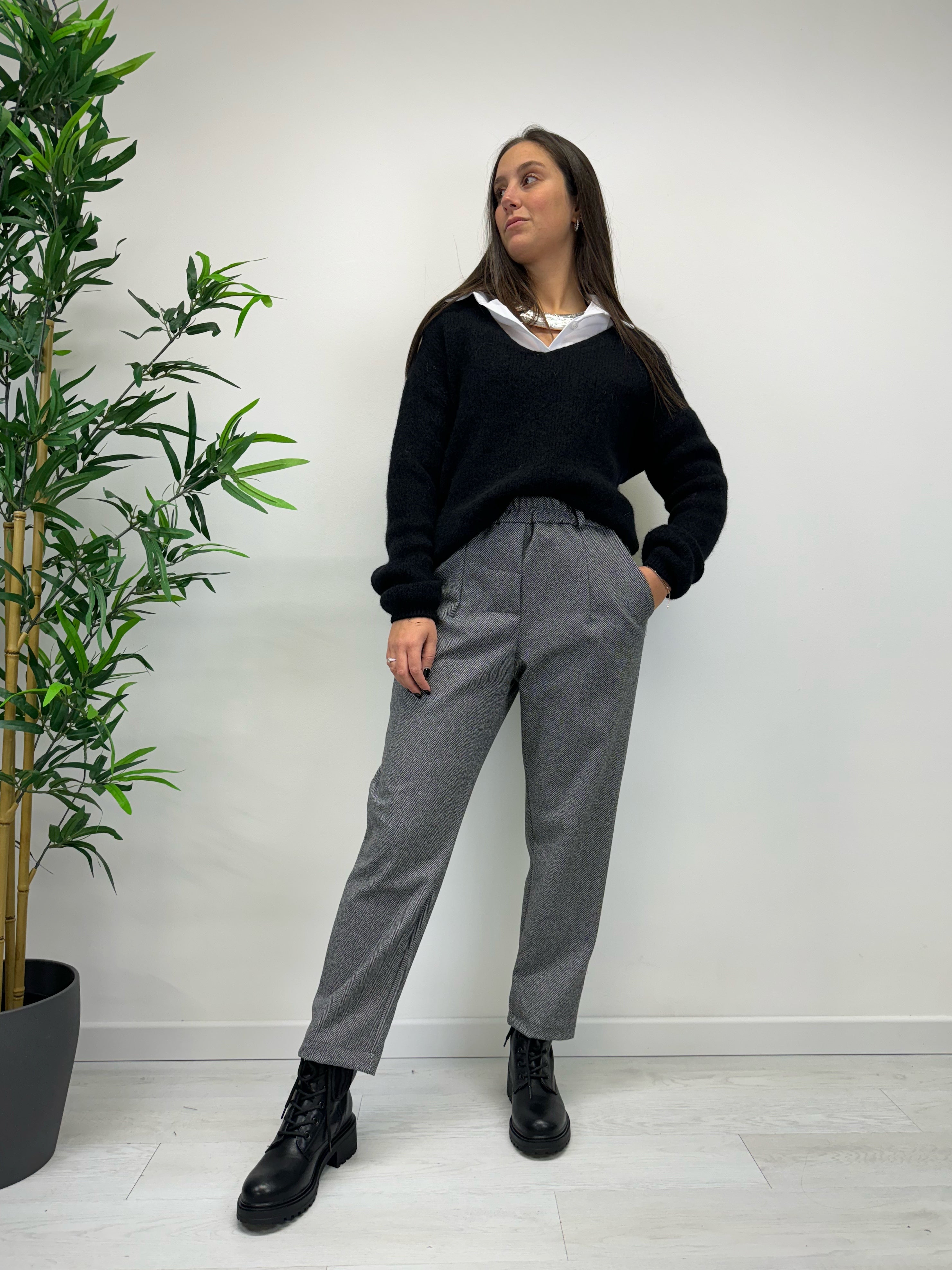 Pantaloni CARLOTTA spigati