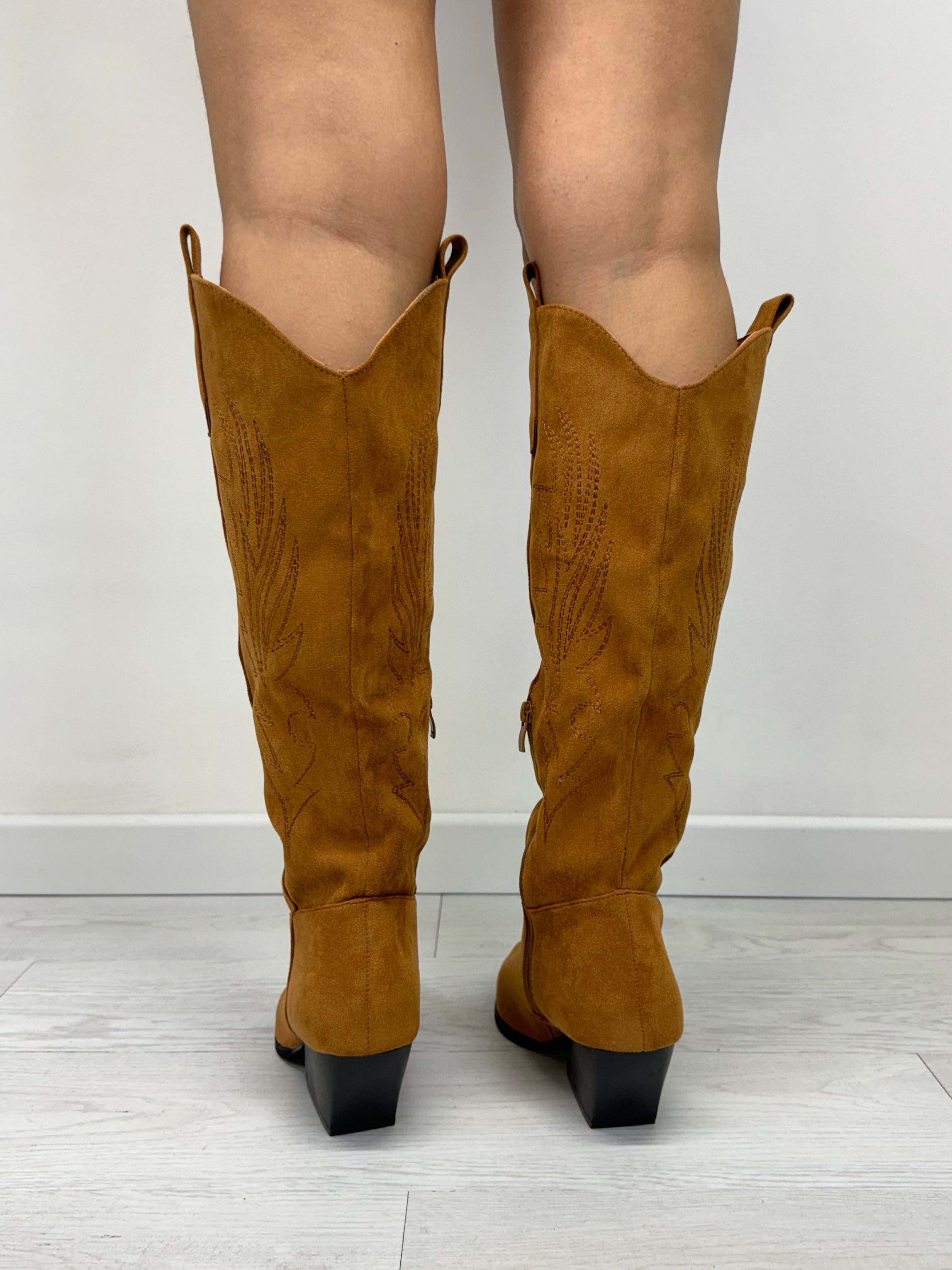 Texano scamosciato camel