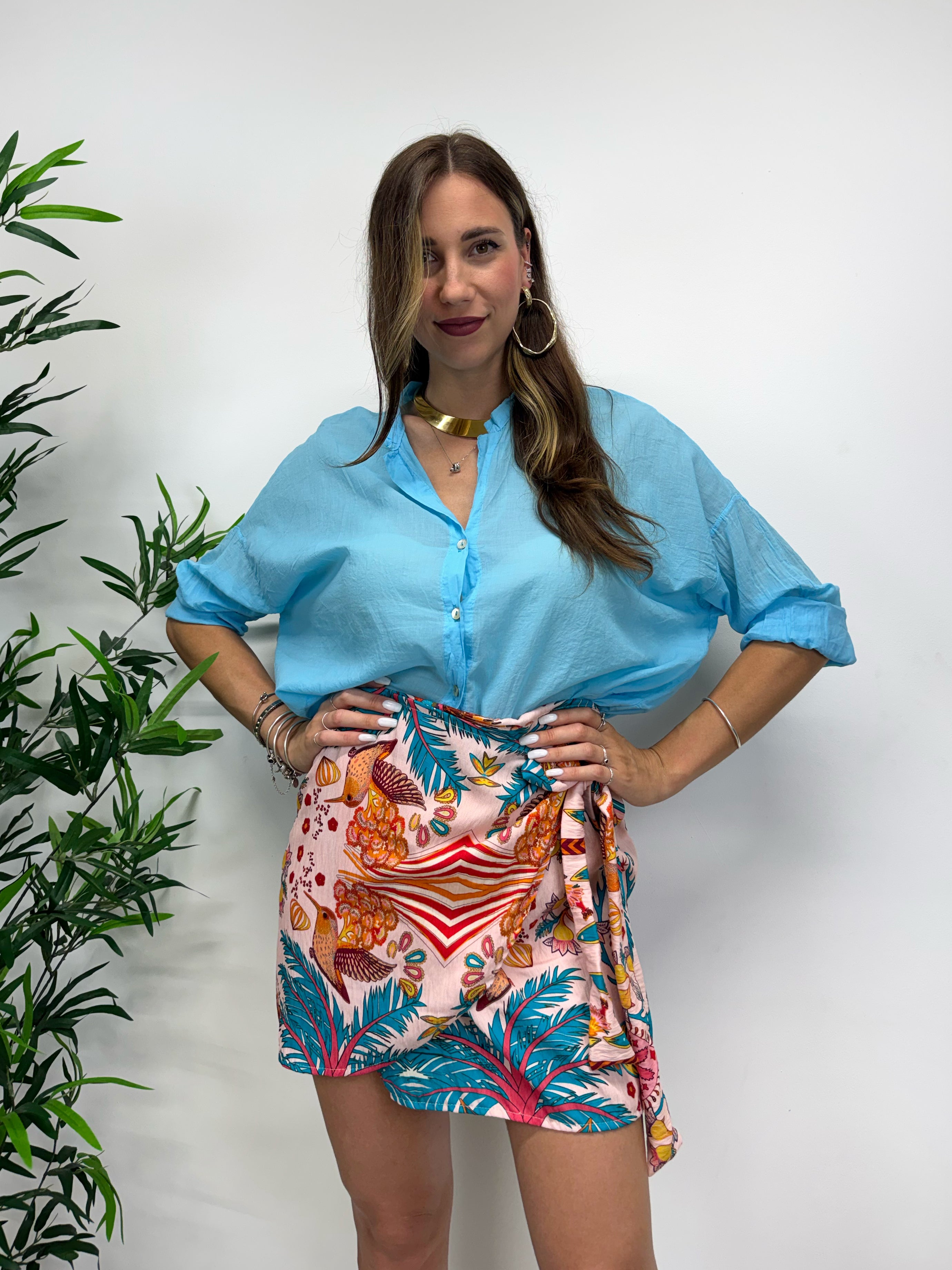 Camicia MERIDA azzurra