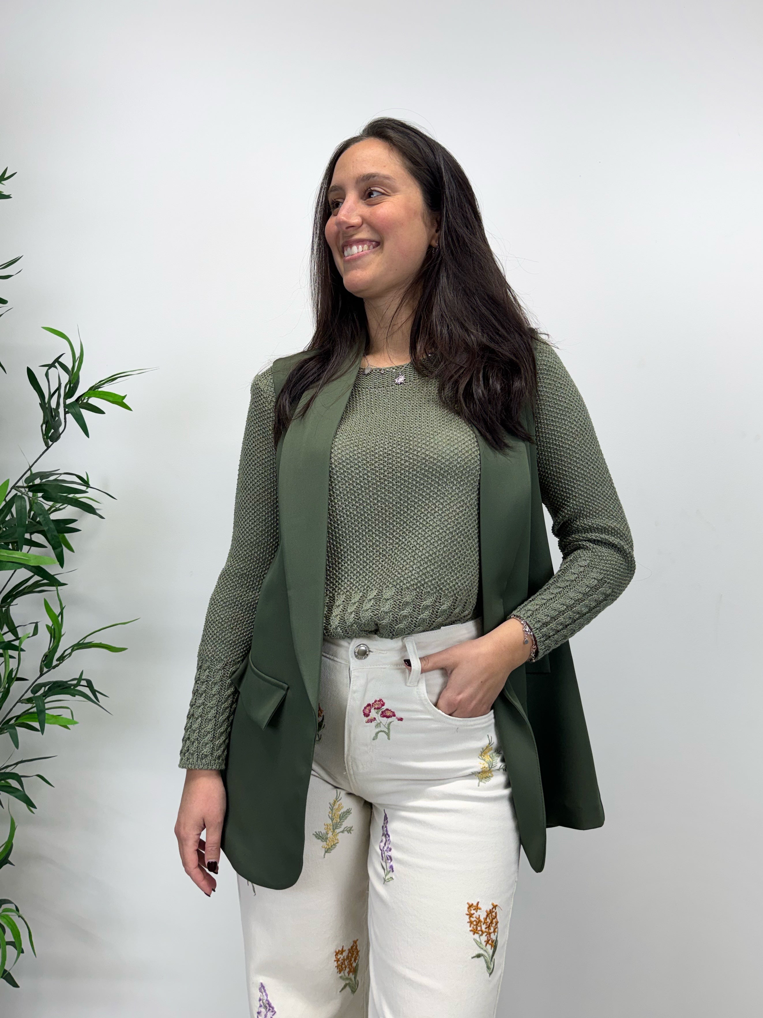 Gilet DORA verde militare