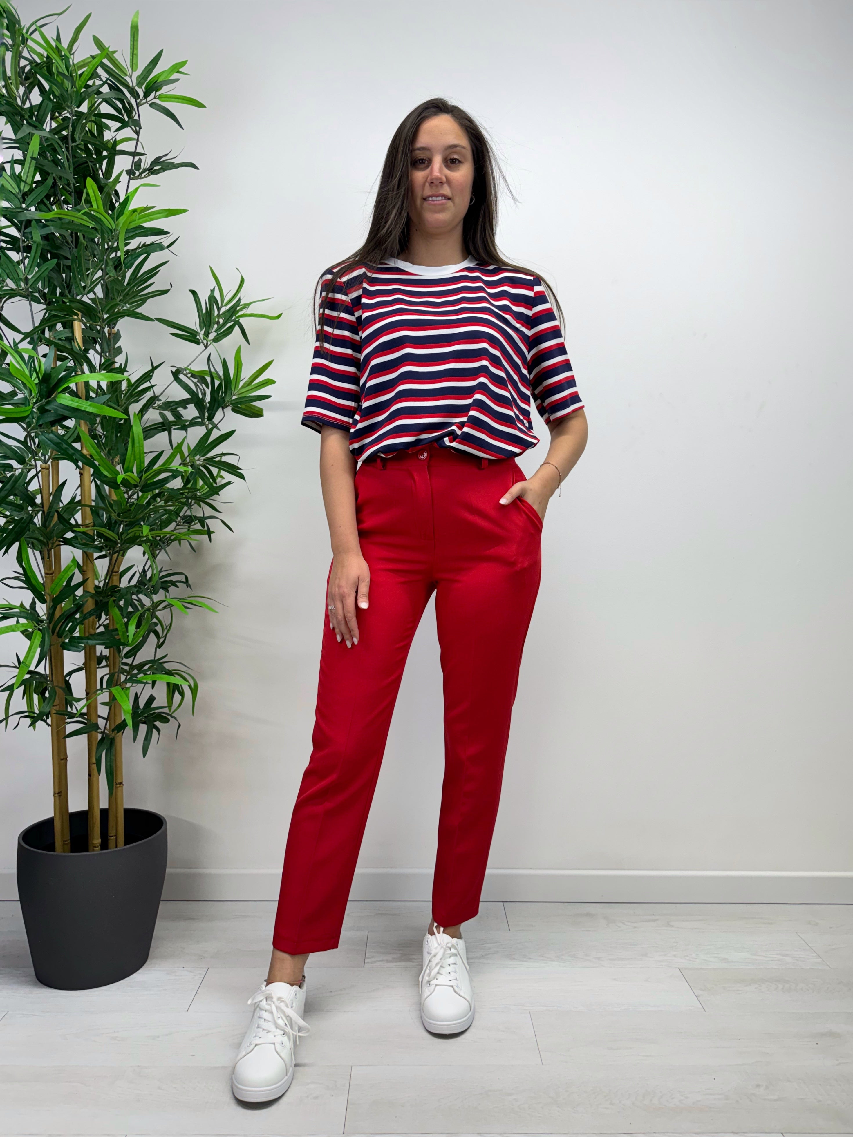 Pantaloni MARGARET rossi