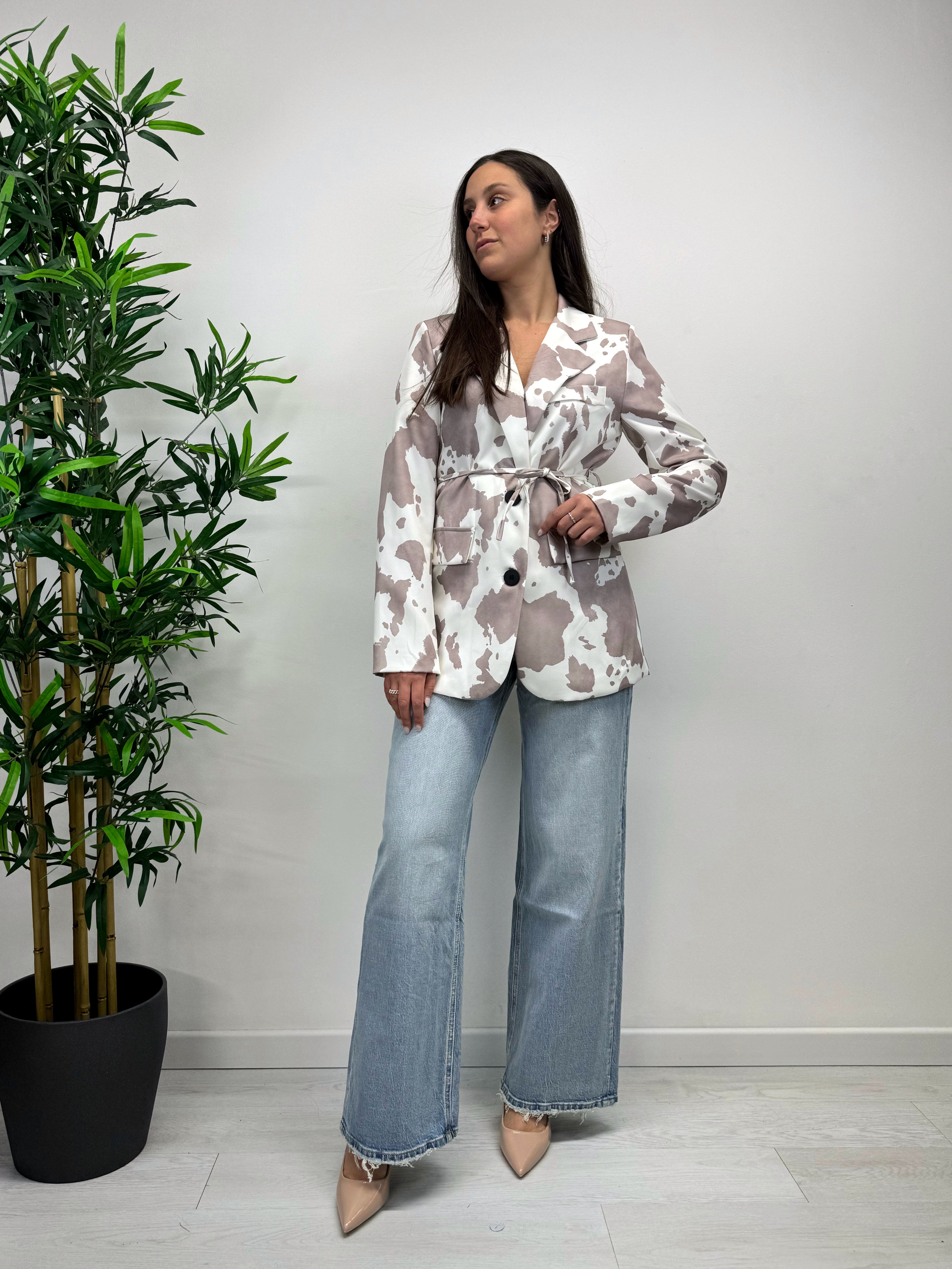 Jeans a palazzo denim chiaro