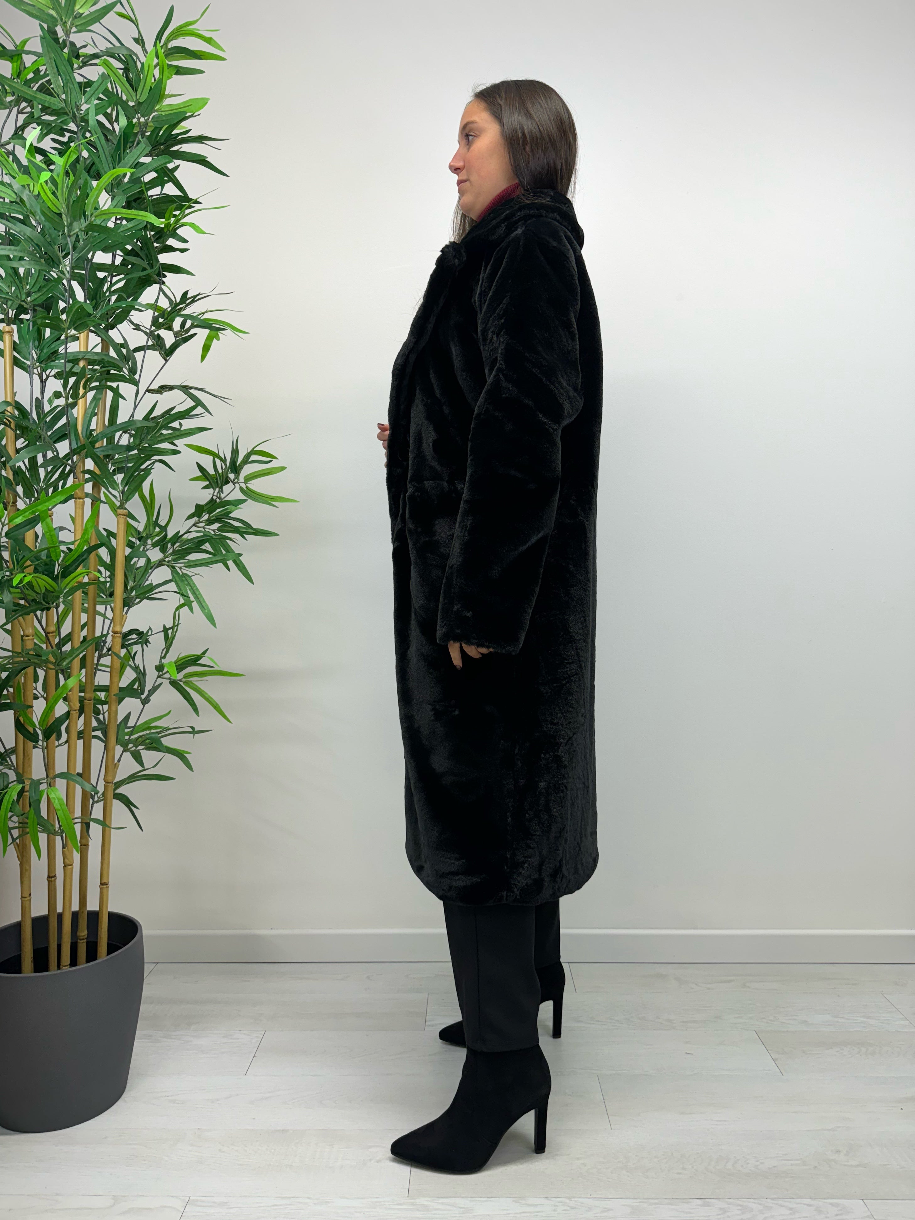 Eco pelliccia NORTH POLE nera