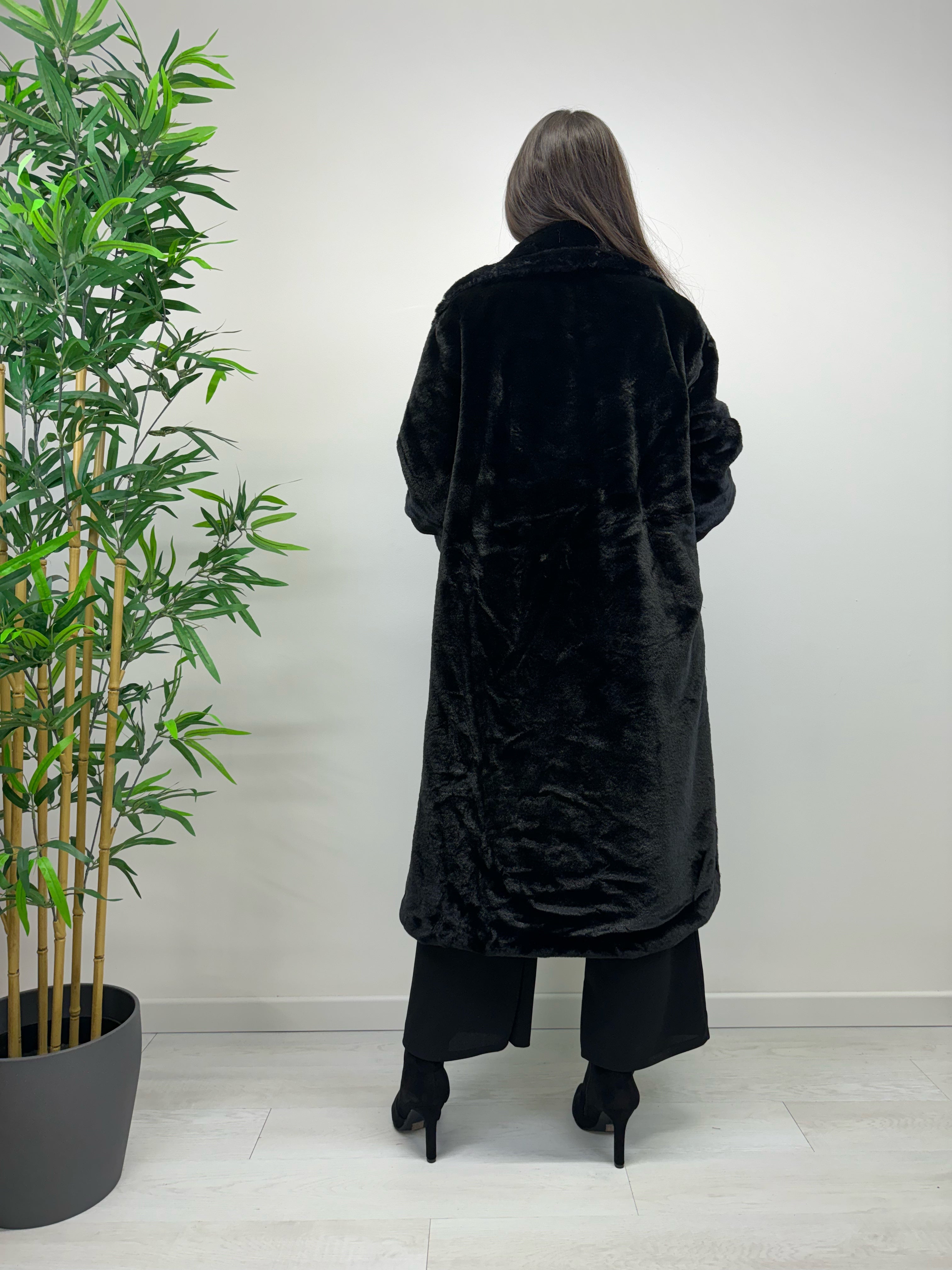 Eco pelliccia NORTH POLE nera