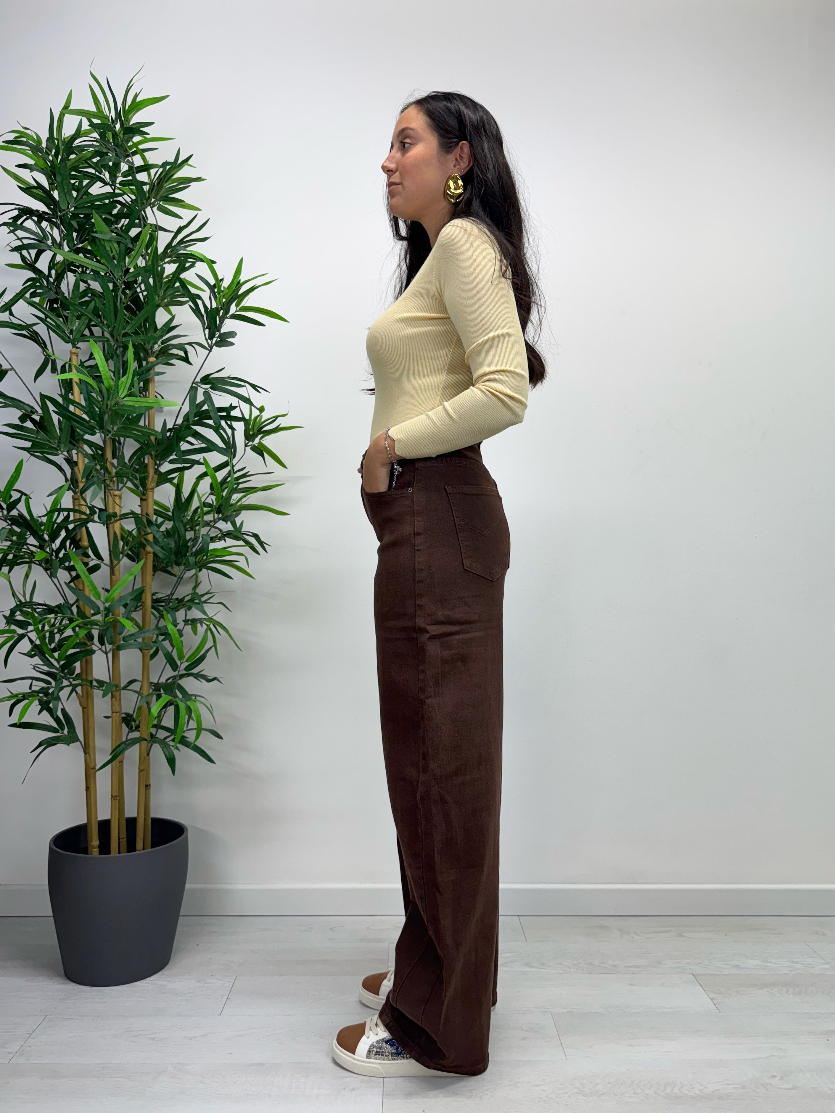 Jeans balloon CHOCOLATE