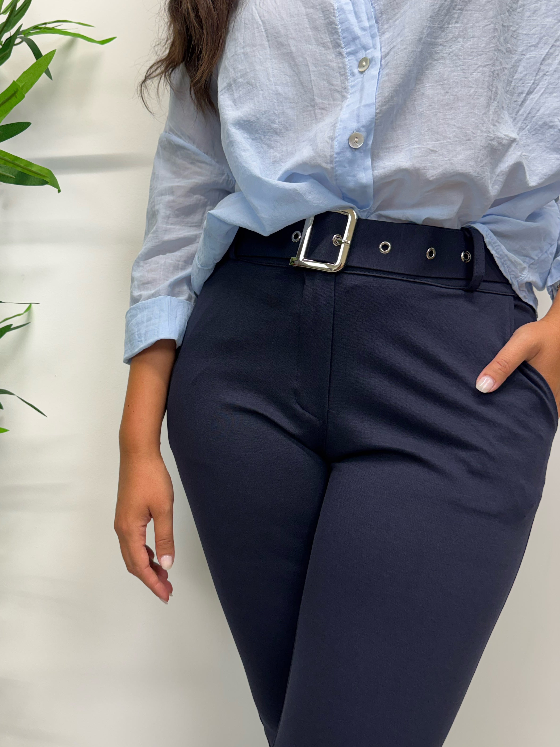 Pantaloni ISIDE blu navy