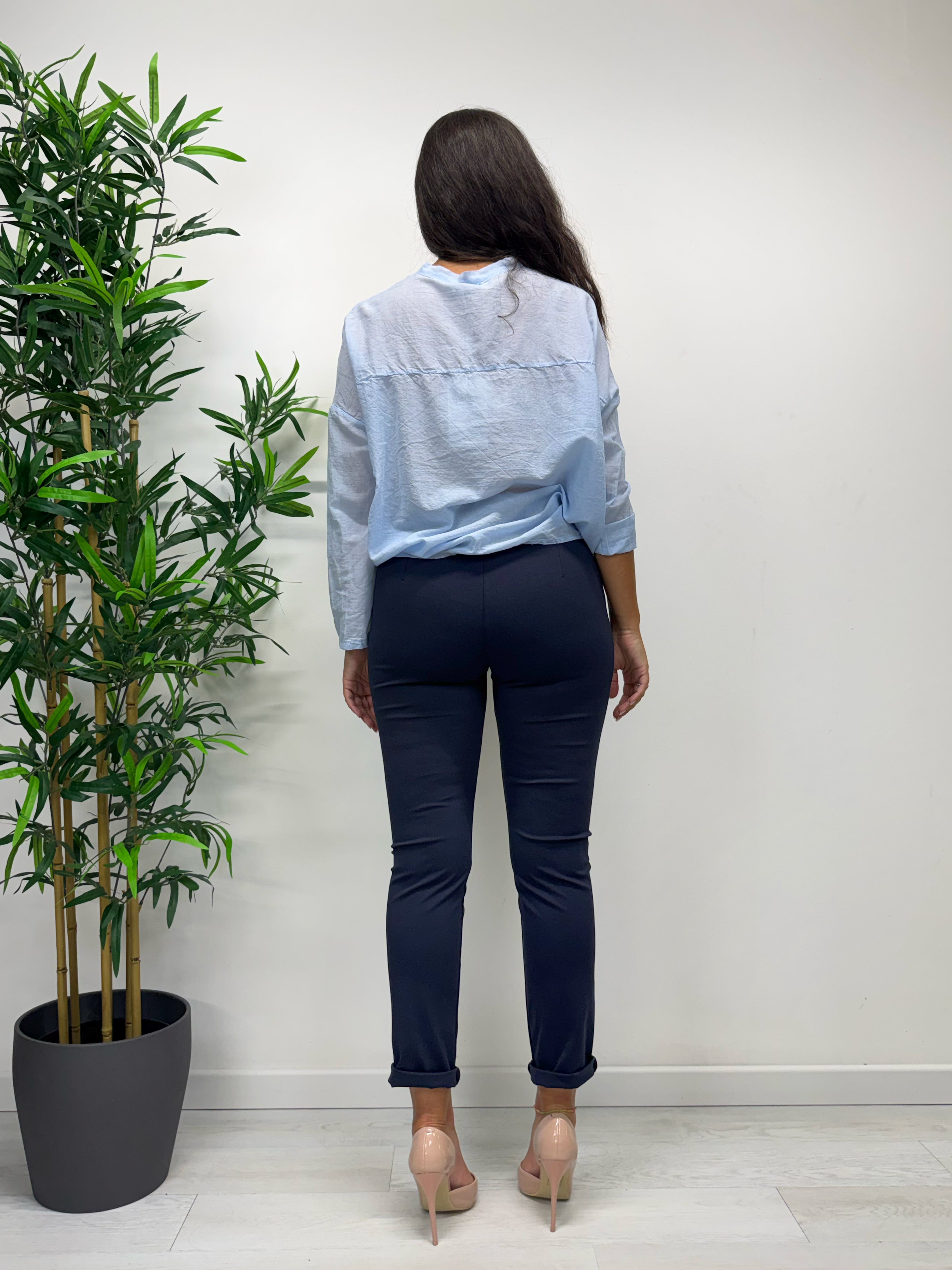 Pantaloni ISIDE blu navy
