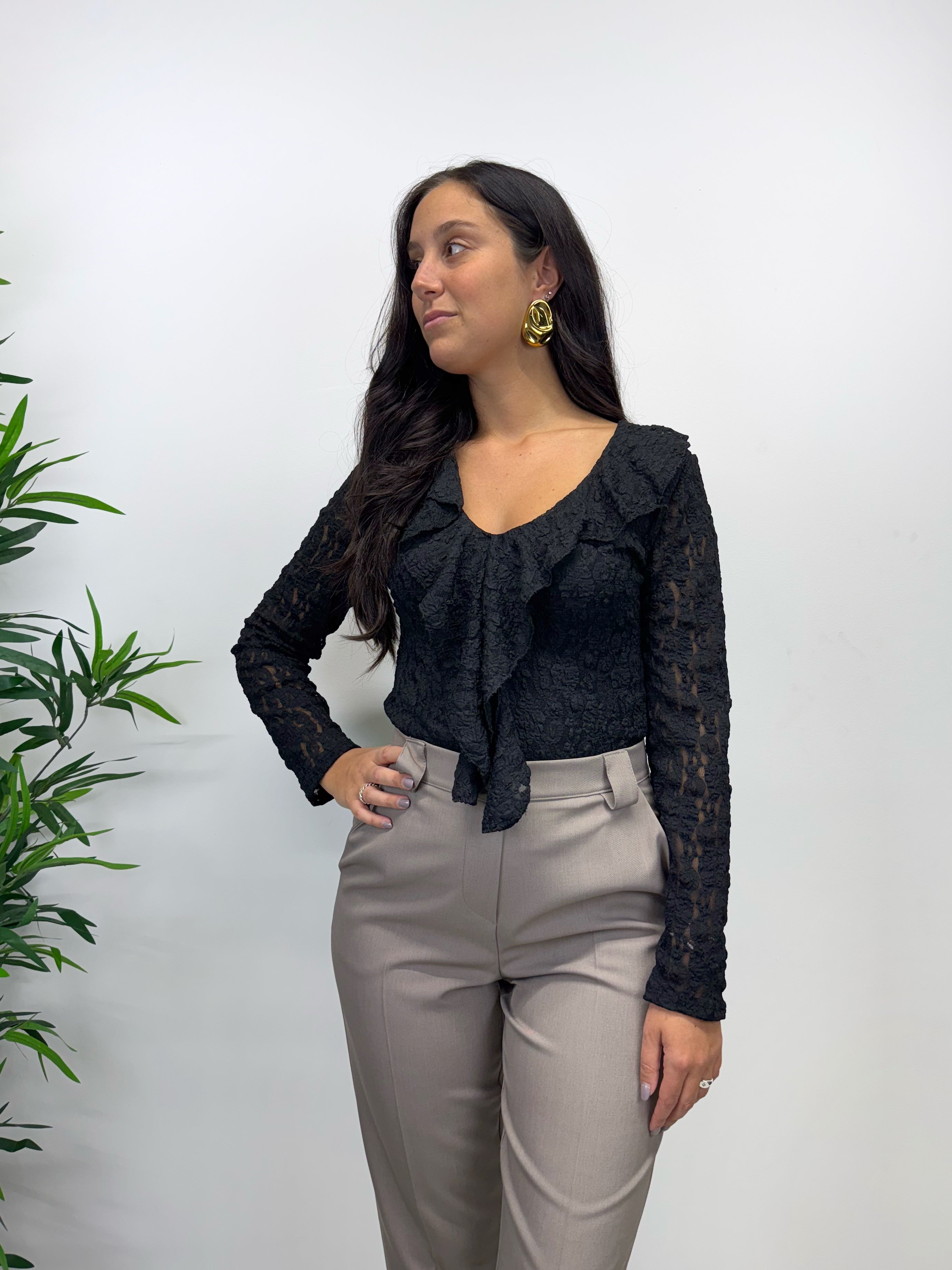 Top in pizzo +colori