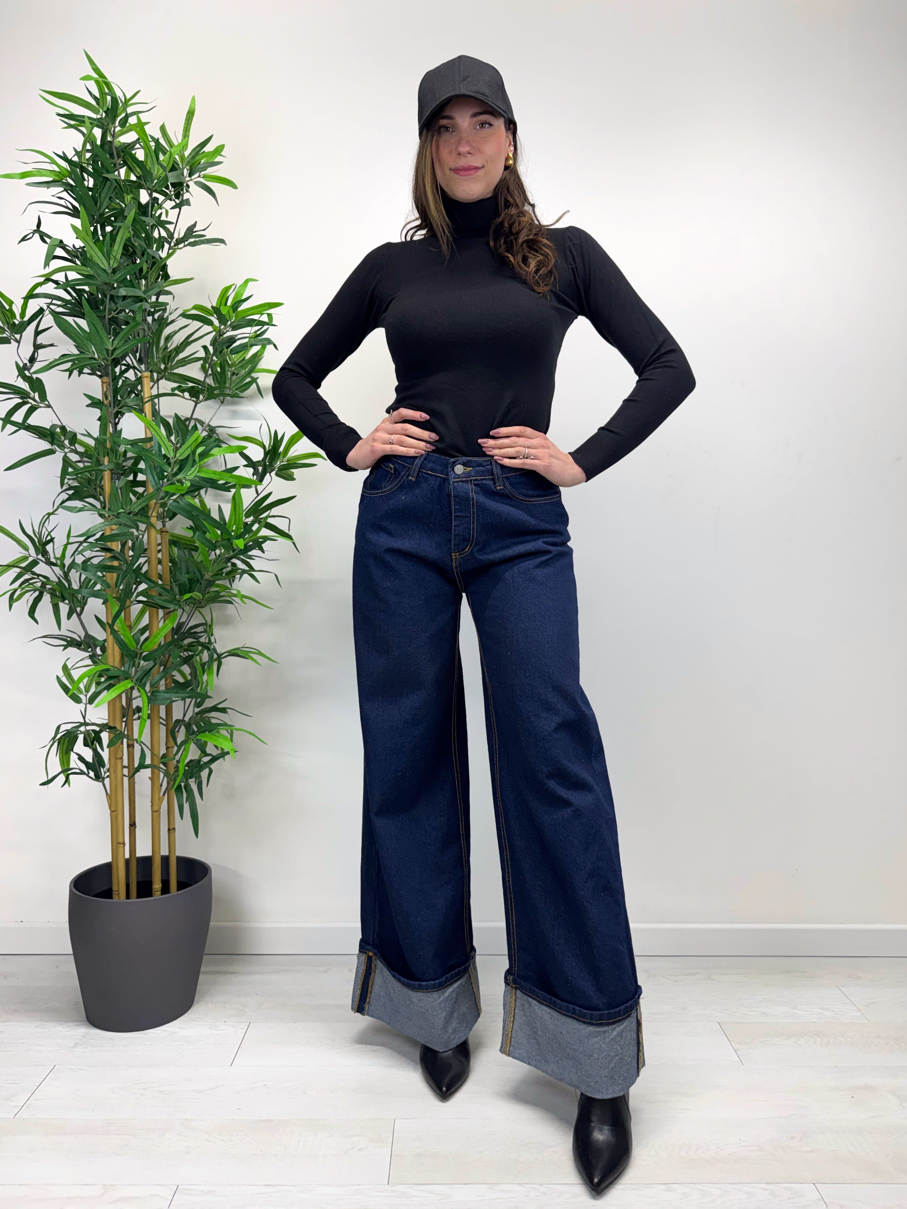 Completo denim scuro