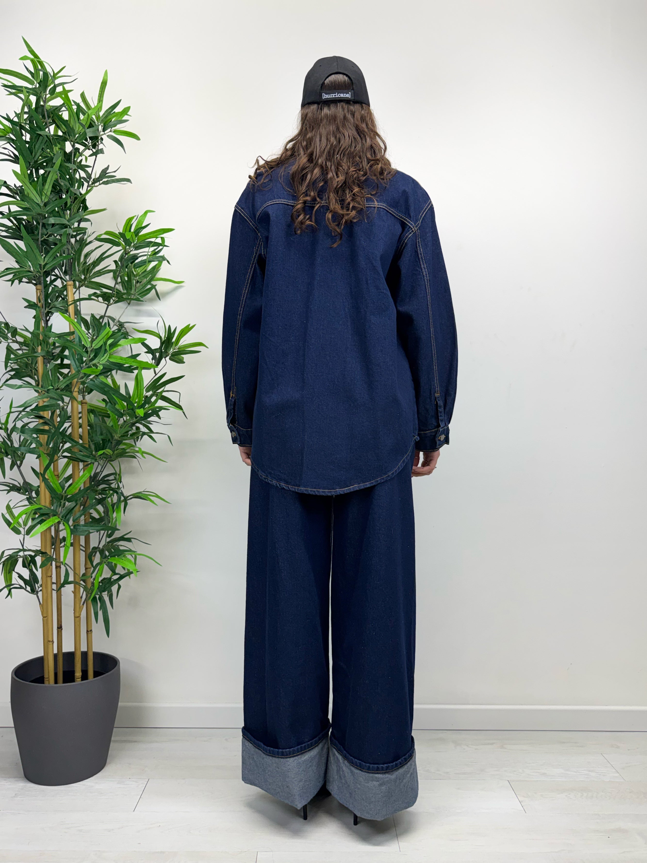 Completo denim scuro