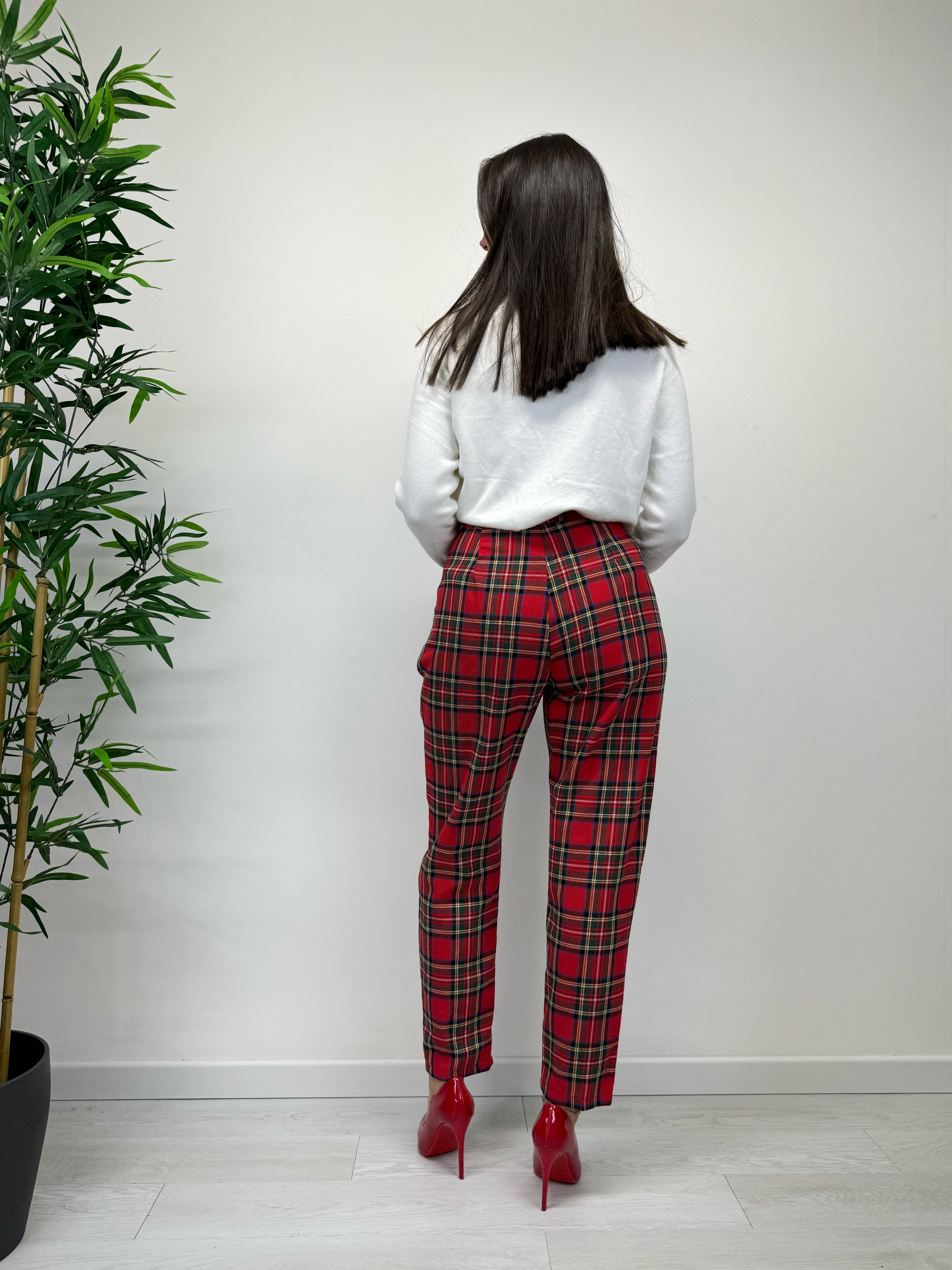 Pantaloni in tartan