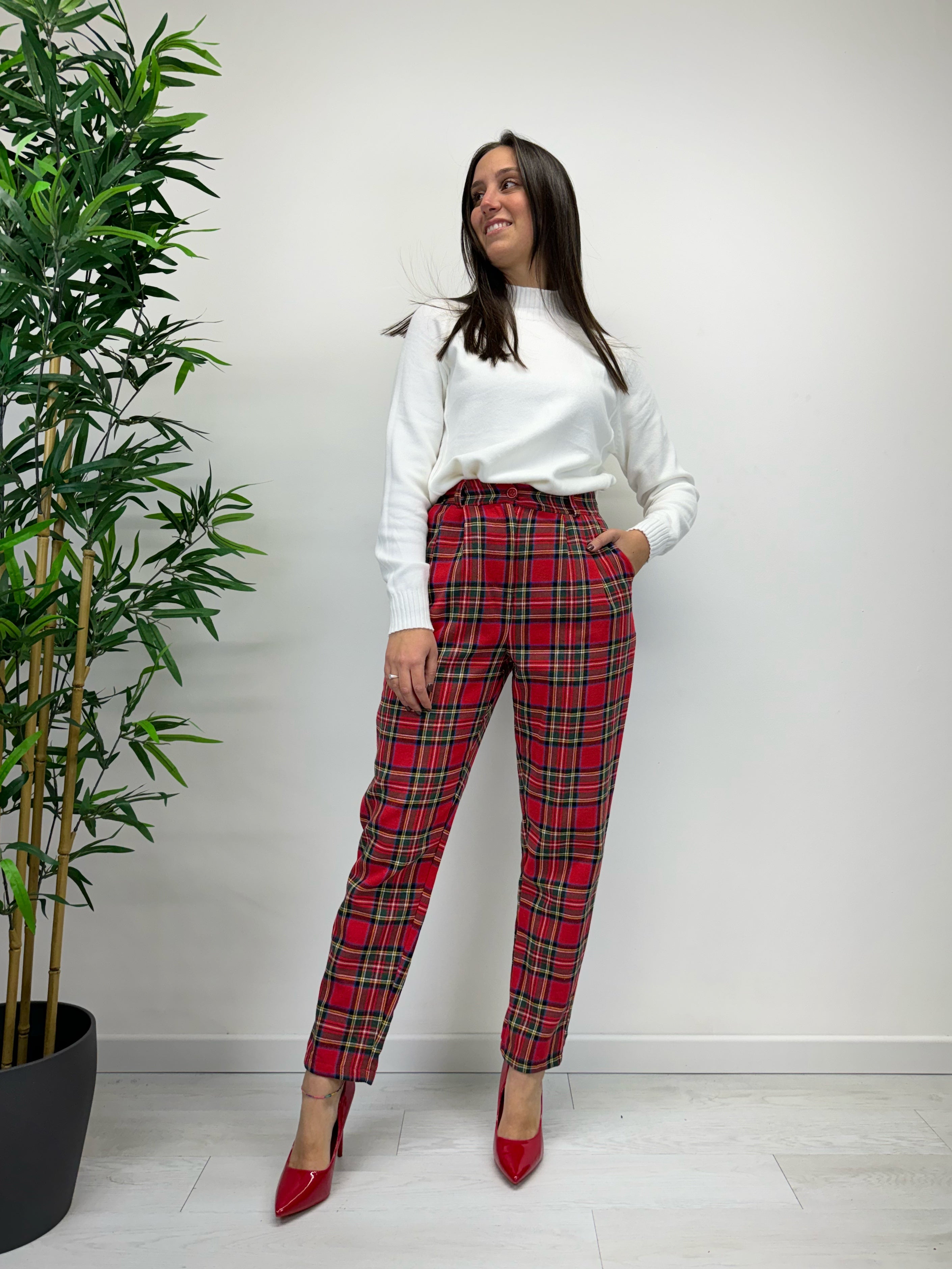 Pantaloni in tartan