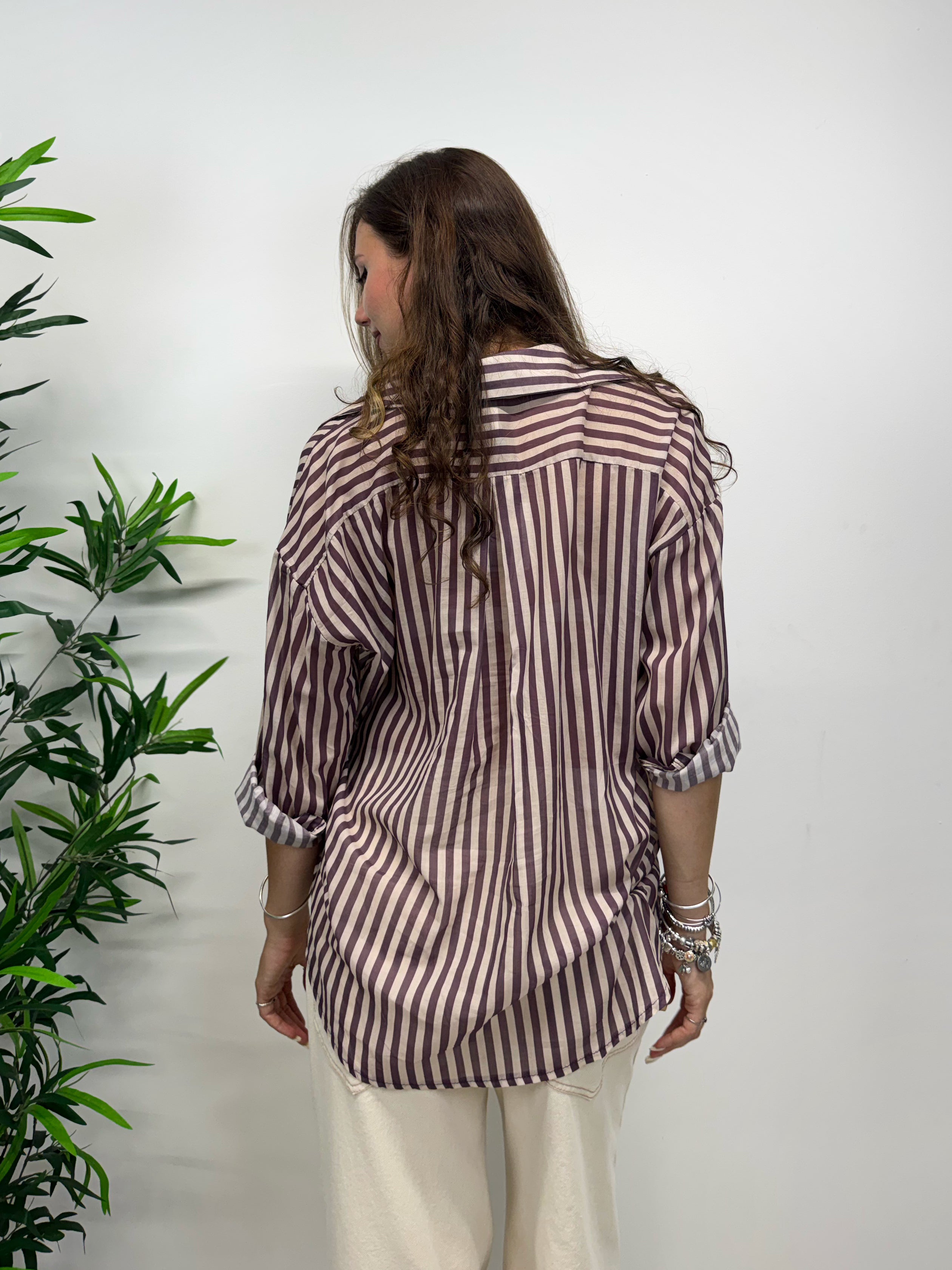 Camicia a righe +colori