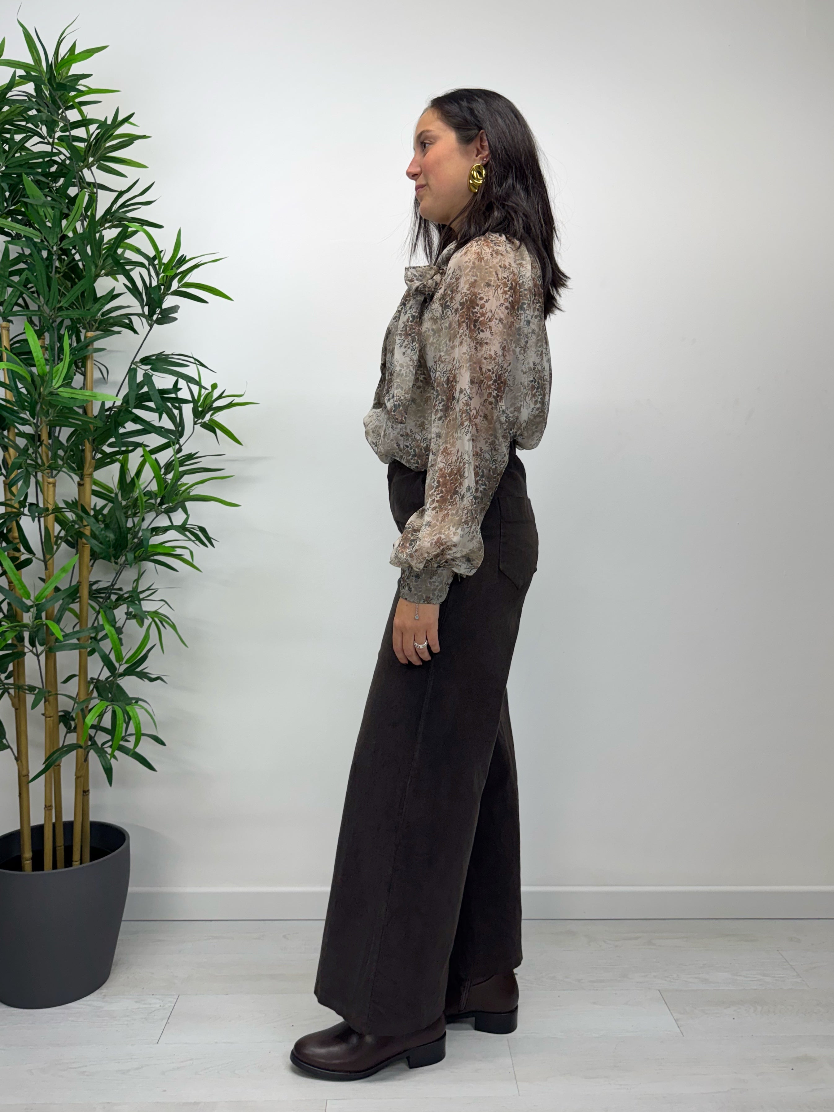 Pantapalazzo in velluto +colori