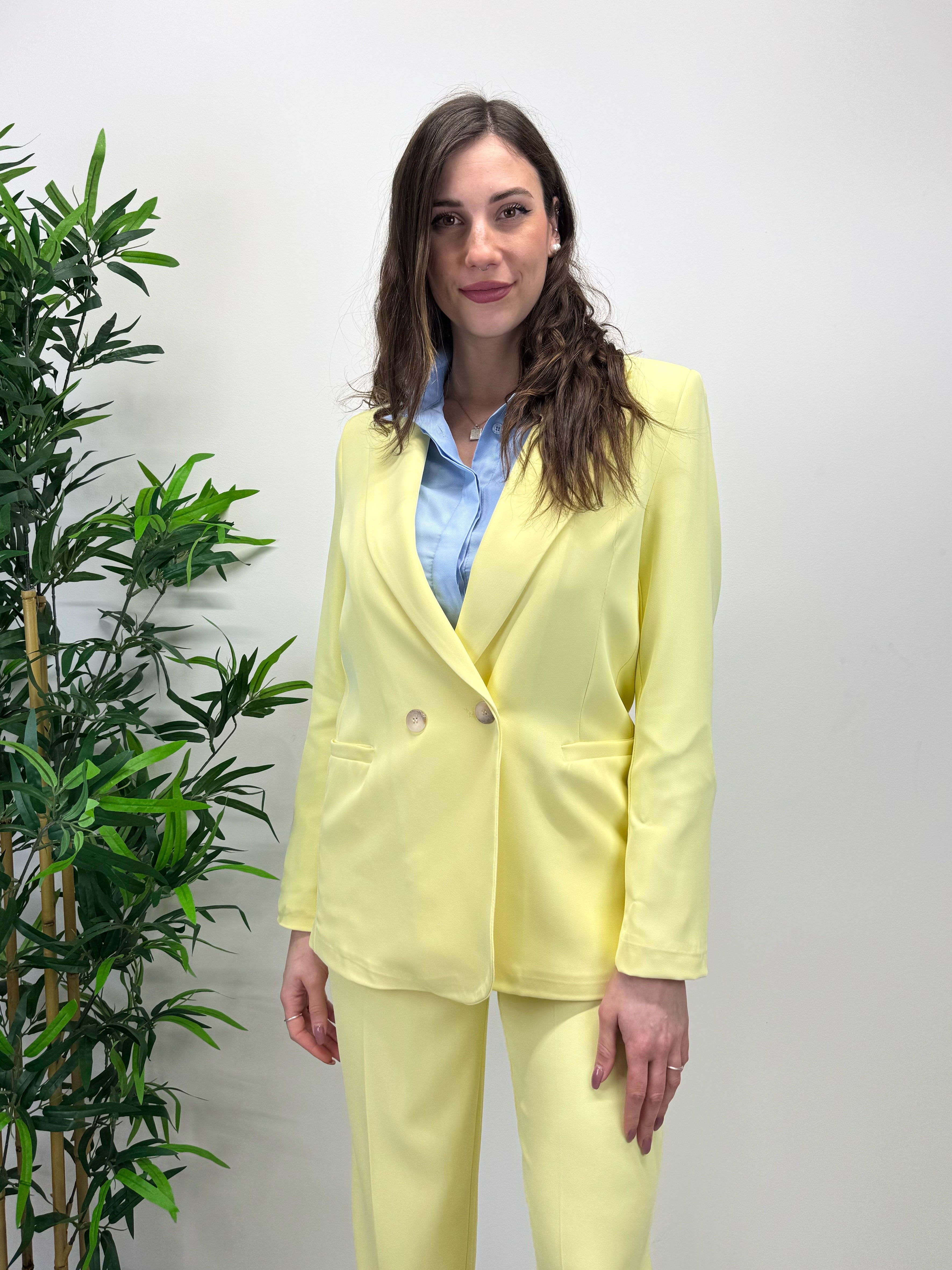 Tailleur SOPHIE giallo limone