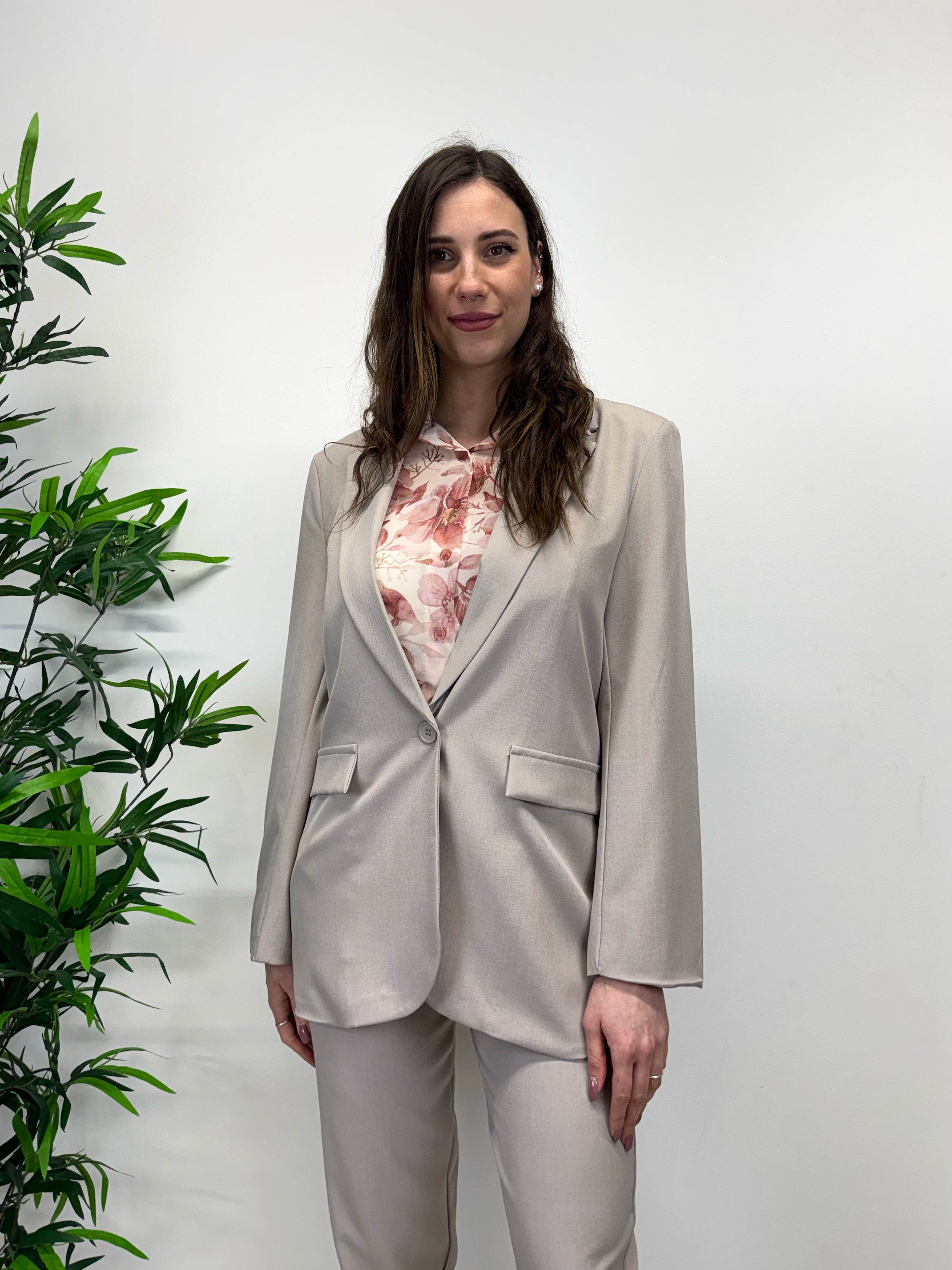 Tailleur CLARISSA taupe