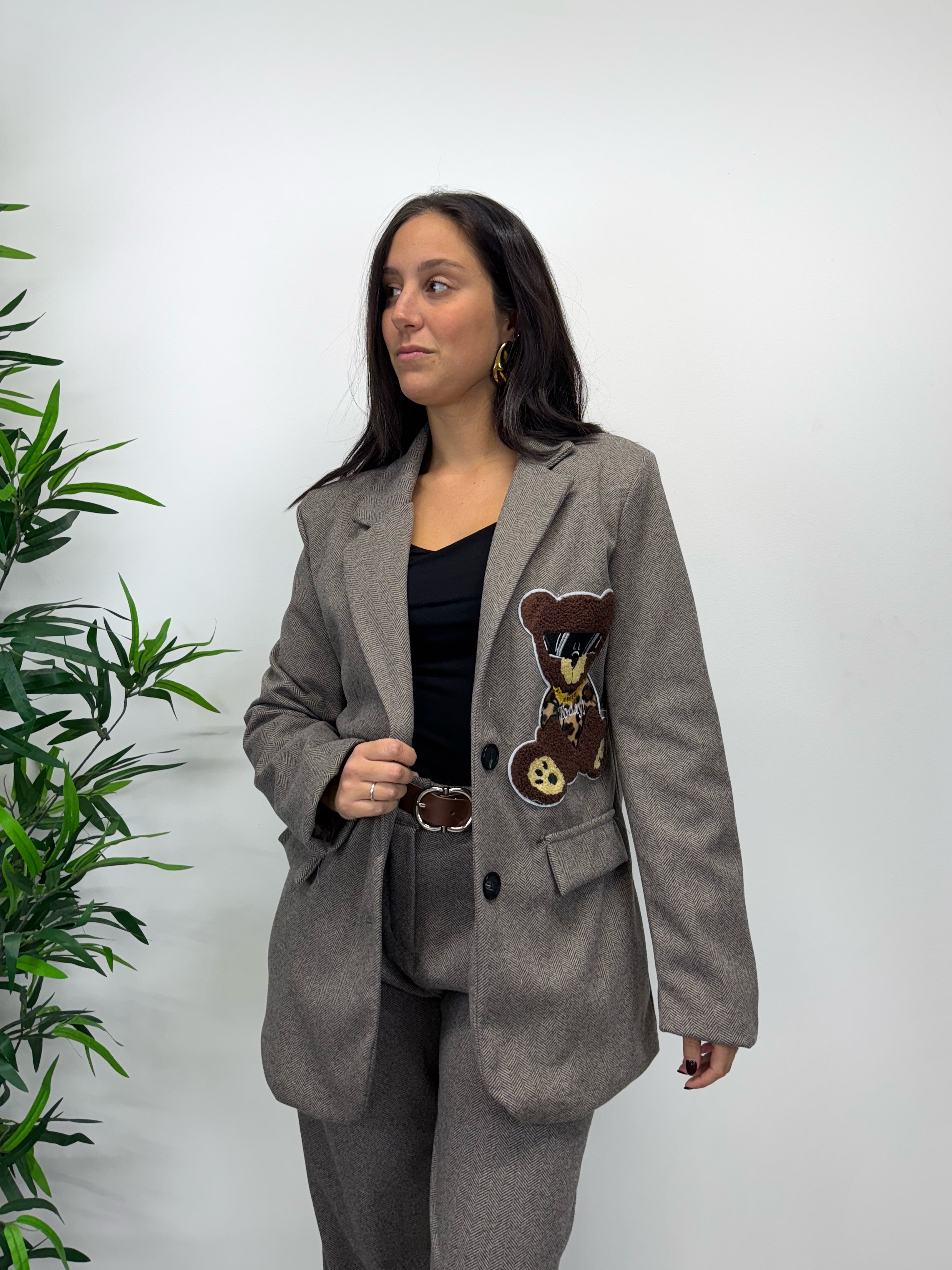 Giacca spigata TEDDY +colori