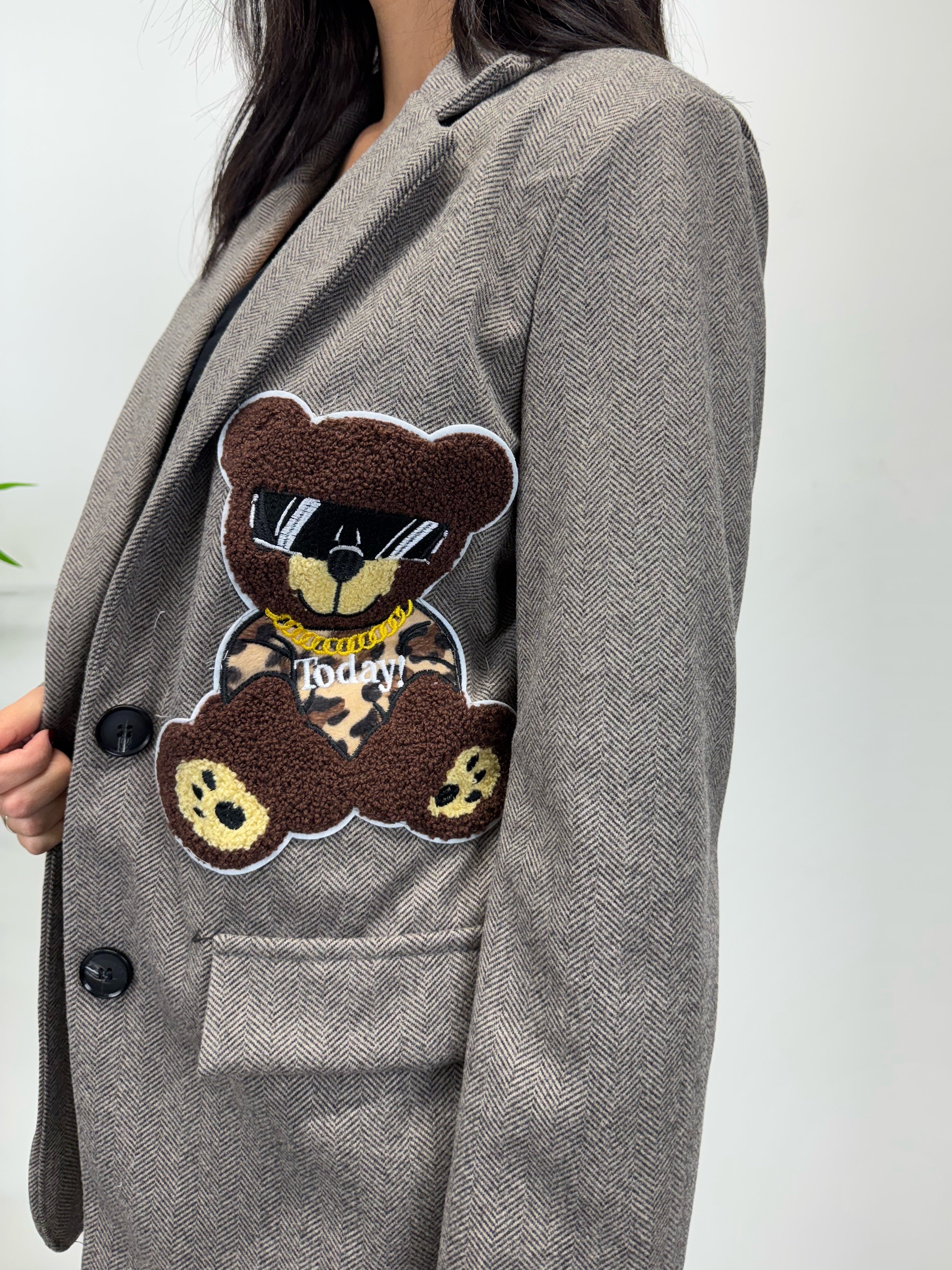 Giacca spigata TEDDY +colori