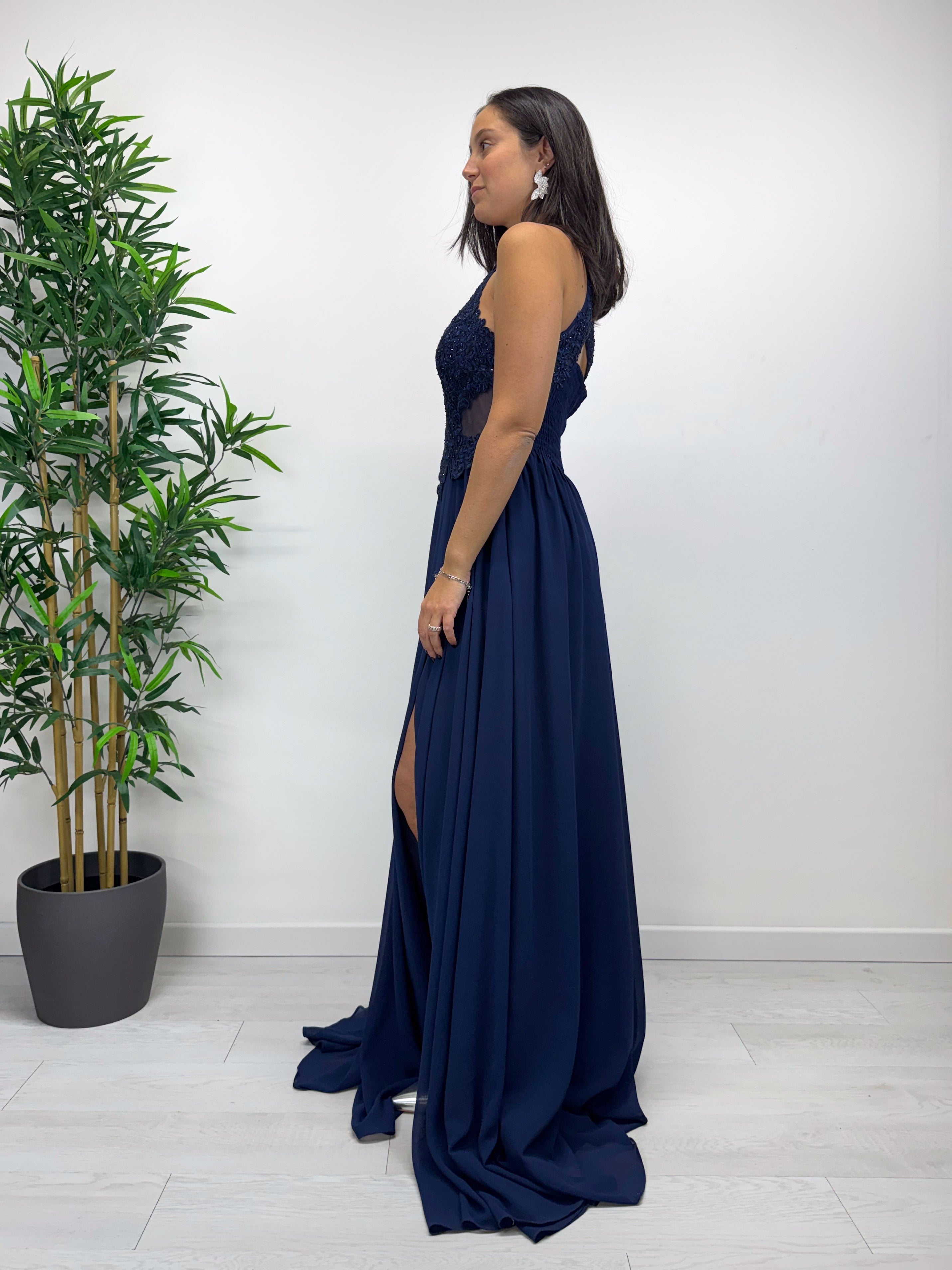 Abito ORTENSIA blu navy