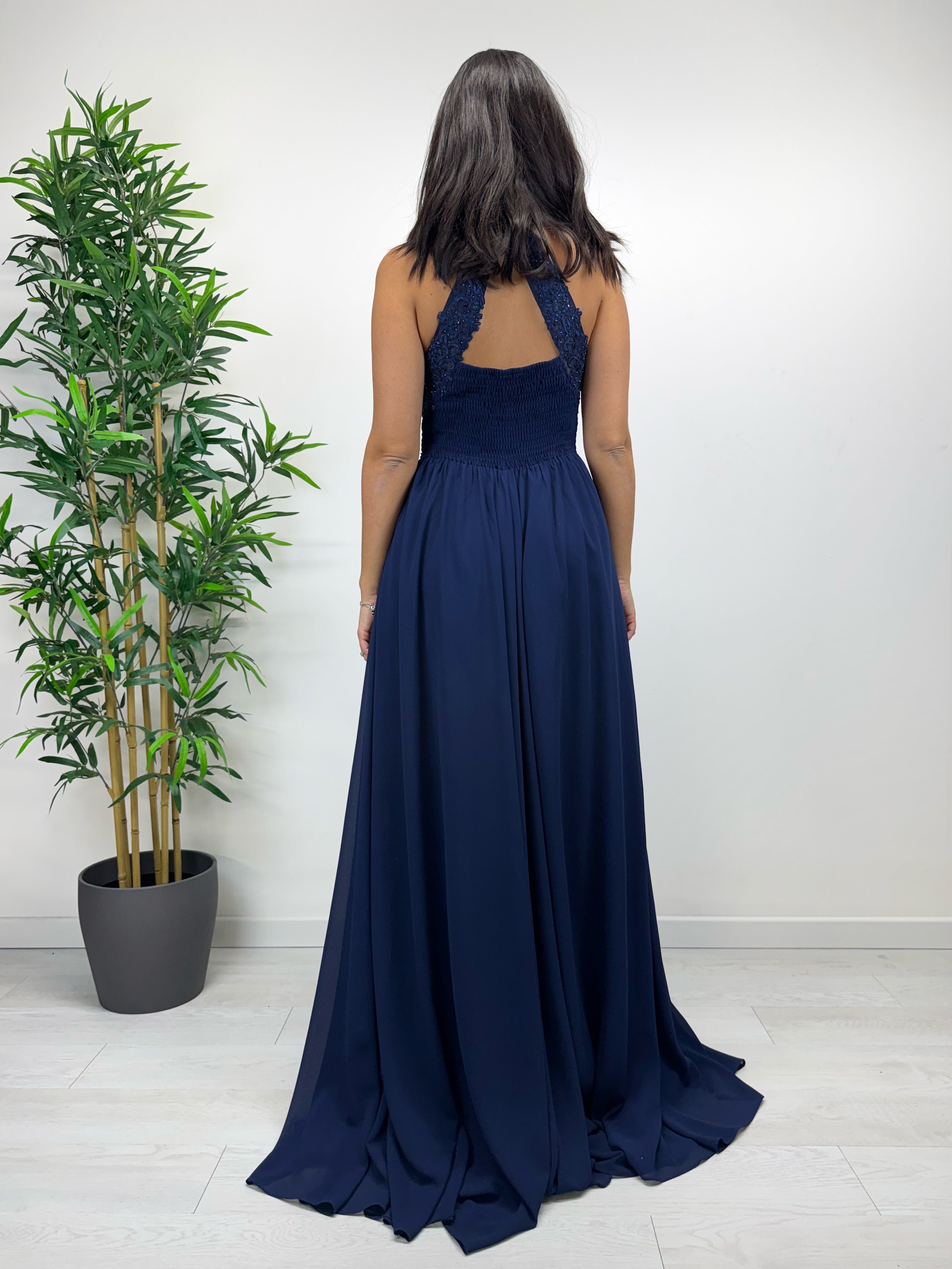 Abito ORTENSIA blu navy