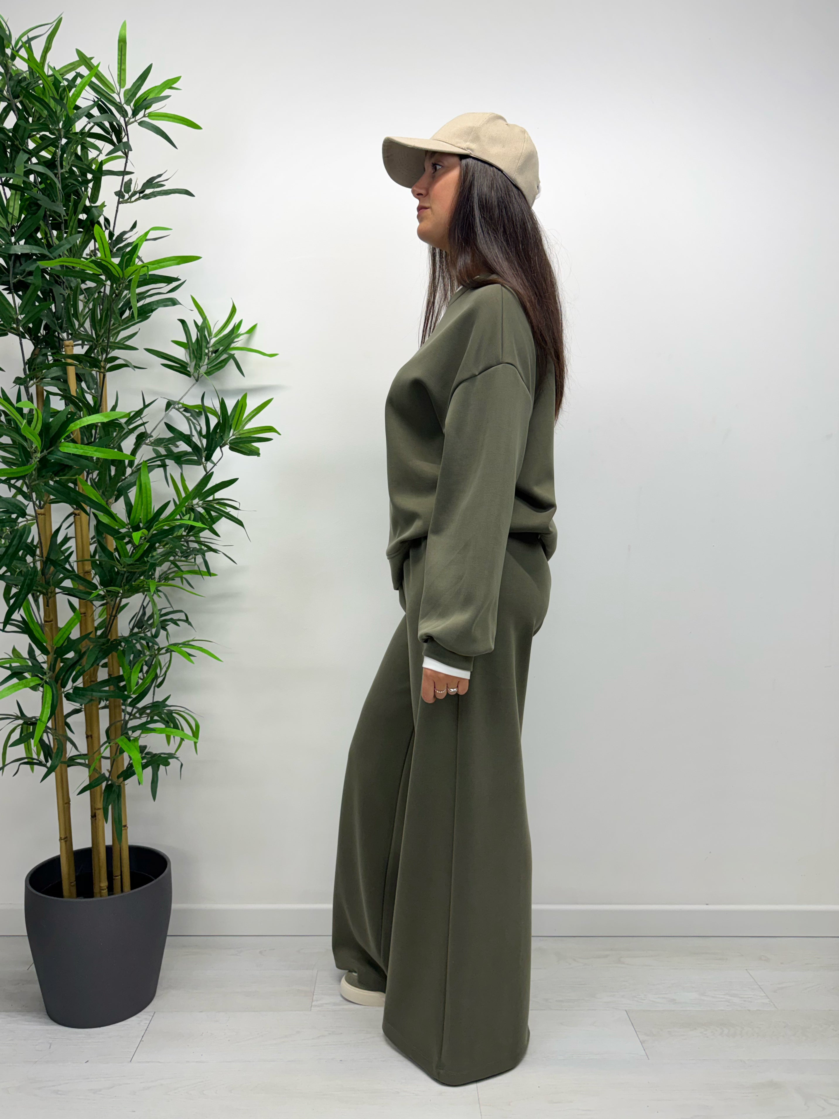 Pantaloni DOUBLE verde militare