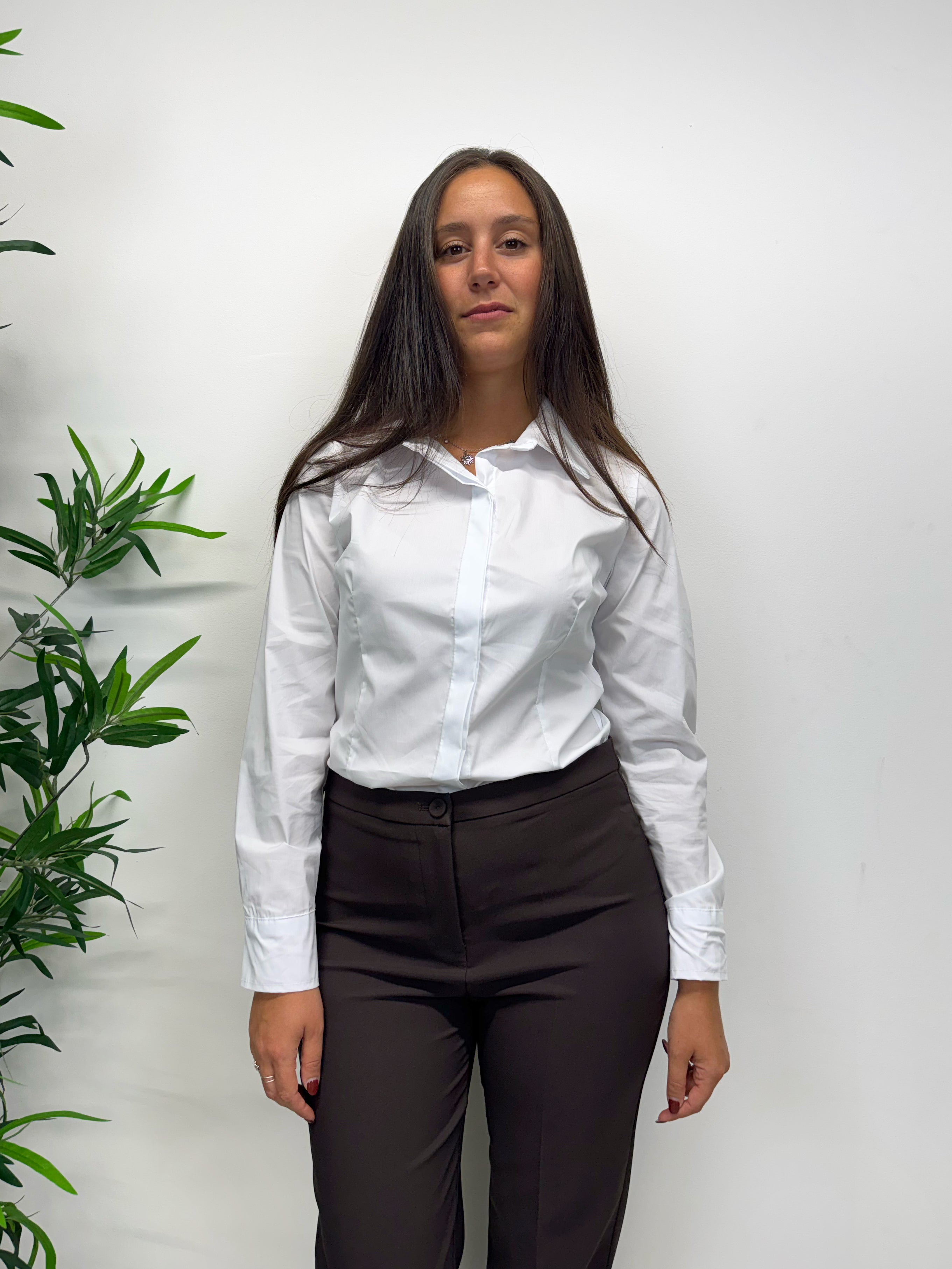 Camicia basic bianca