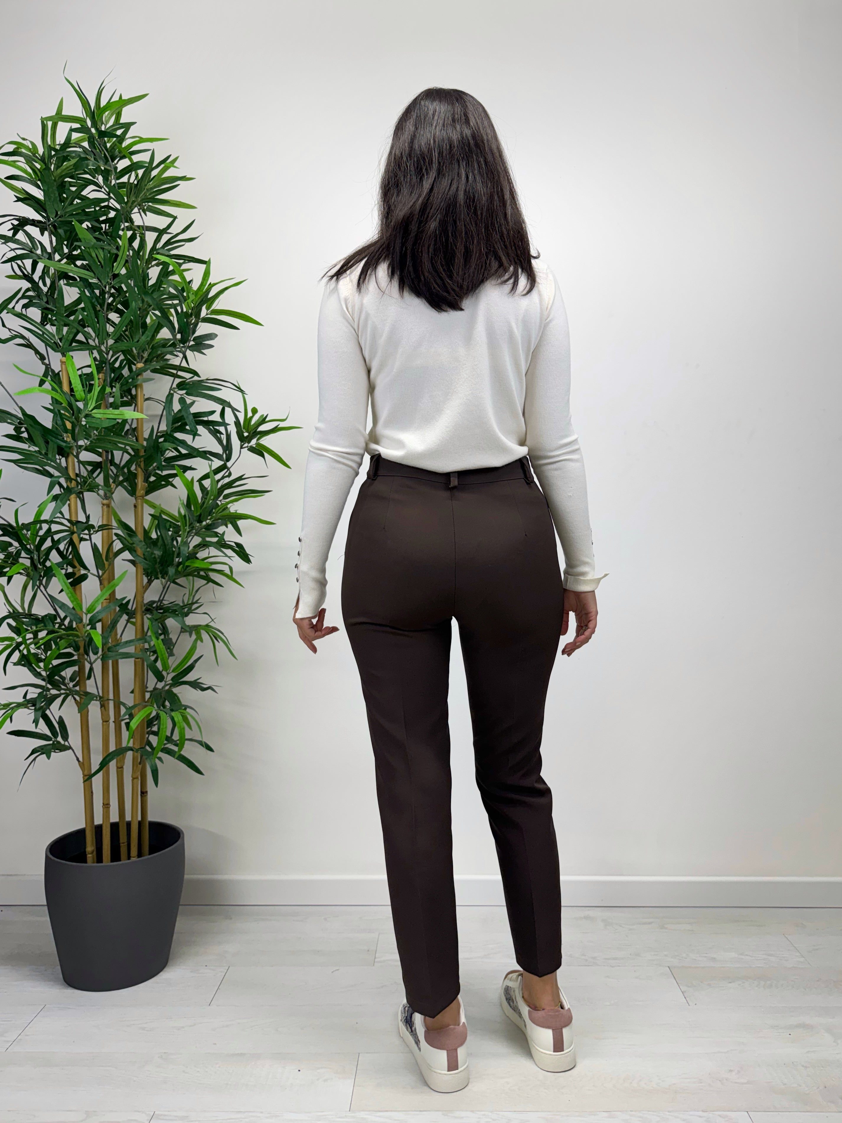 Pantaloni MARGARET caffè