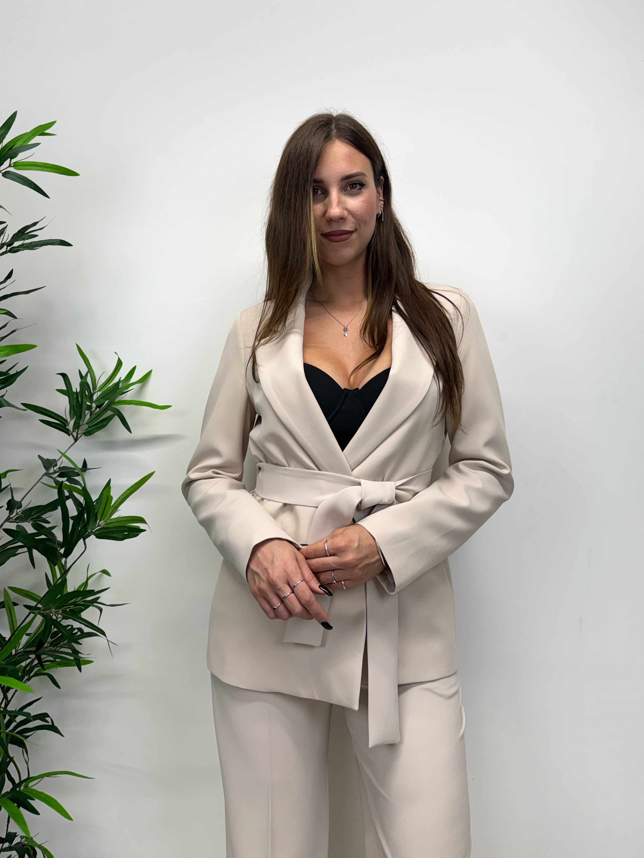Tailleur kikisix con giacca kimono