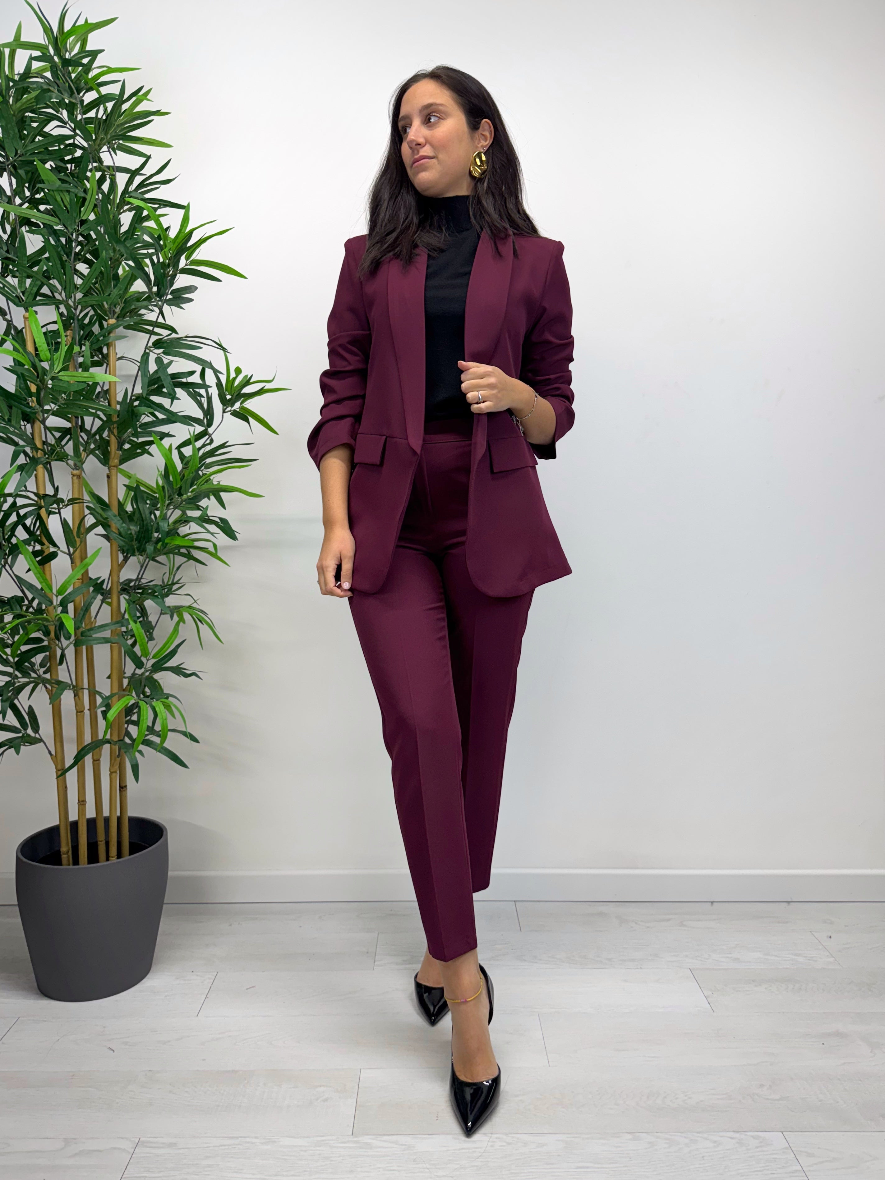 Pantaloni MARGARET vino