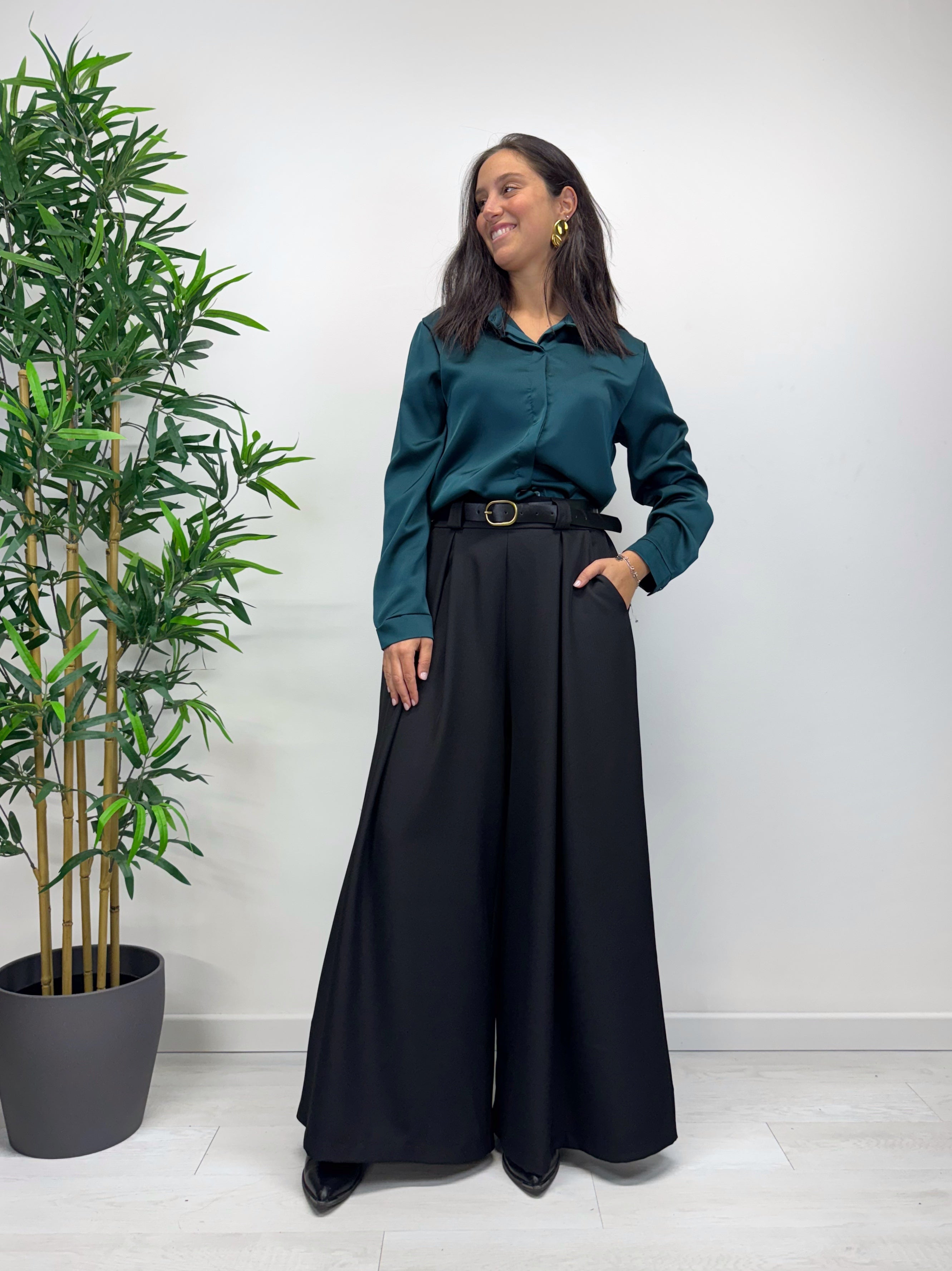 Pantaloni a palazzo ORION nero