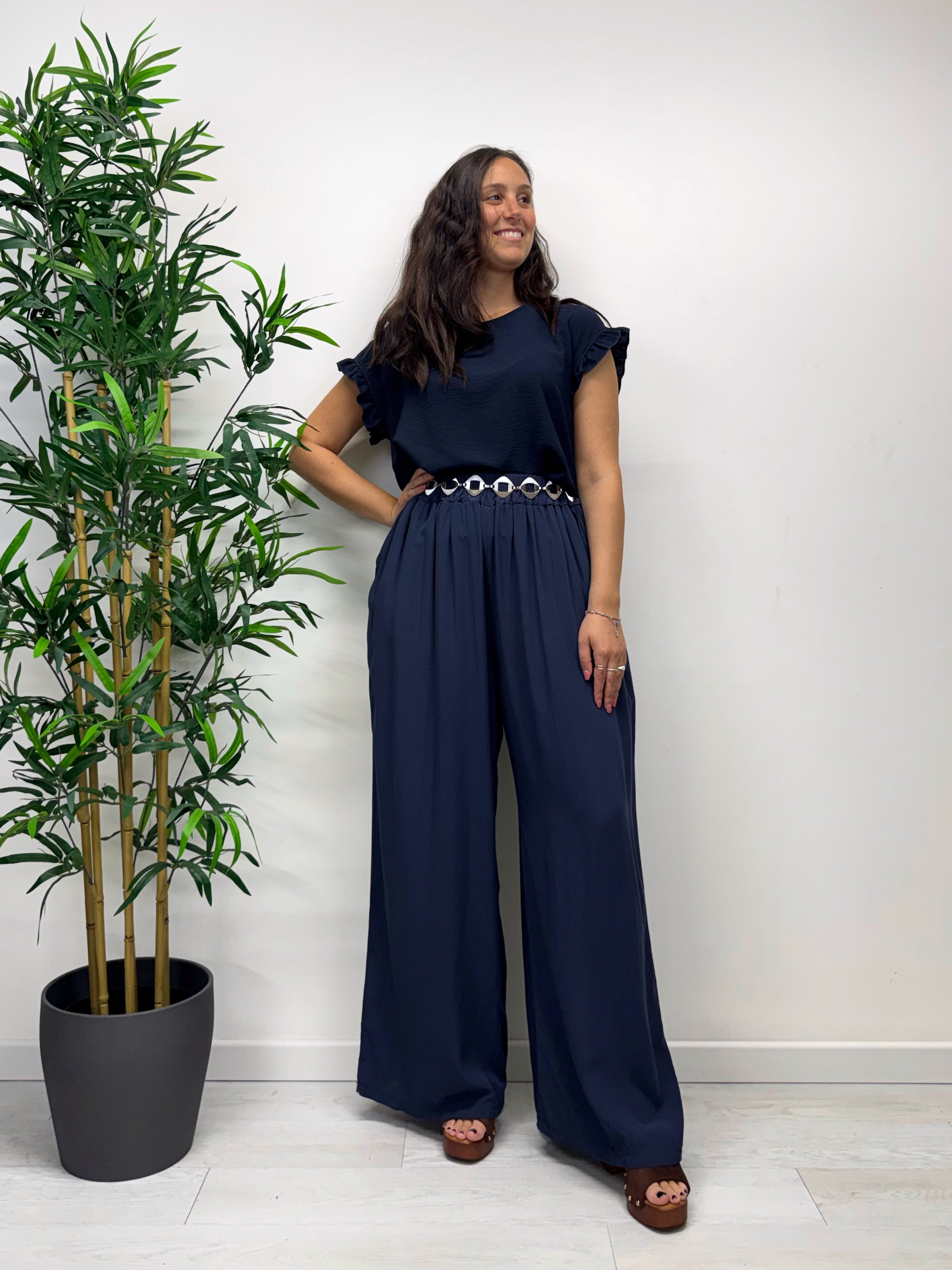 Pantapalazzo OLLY blu navy