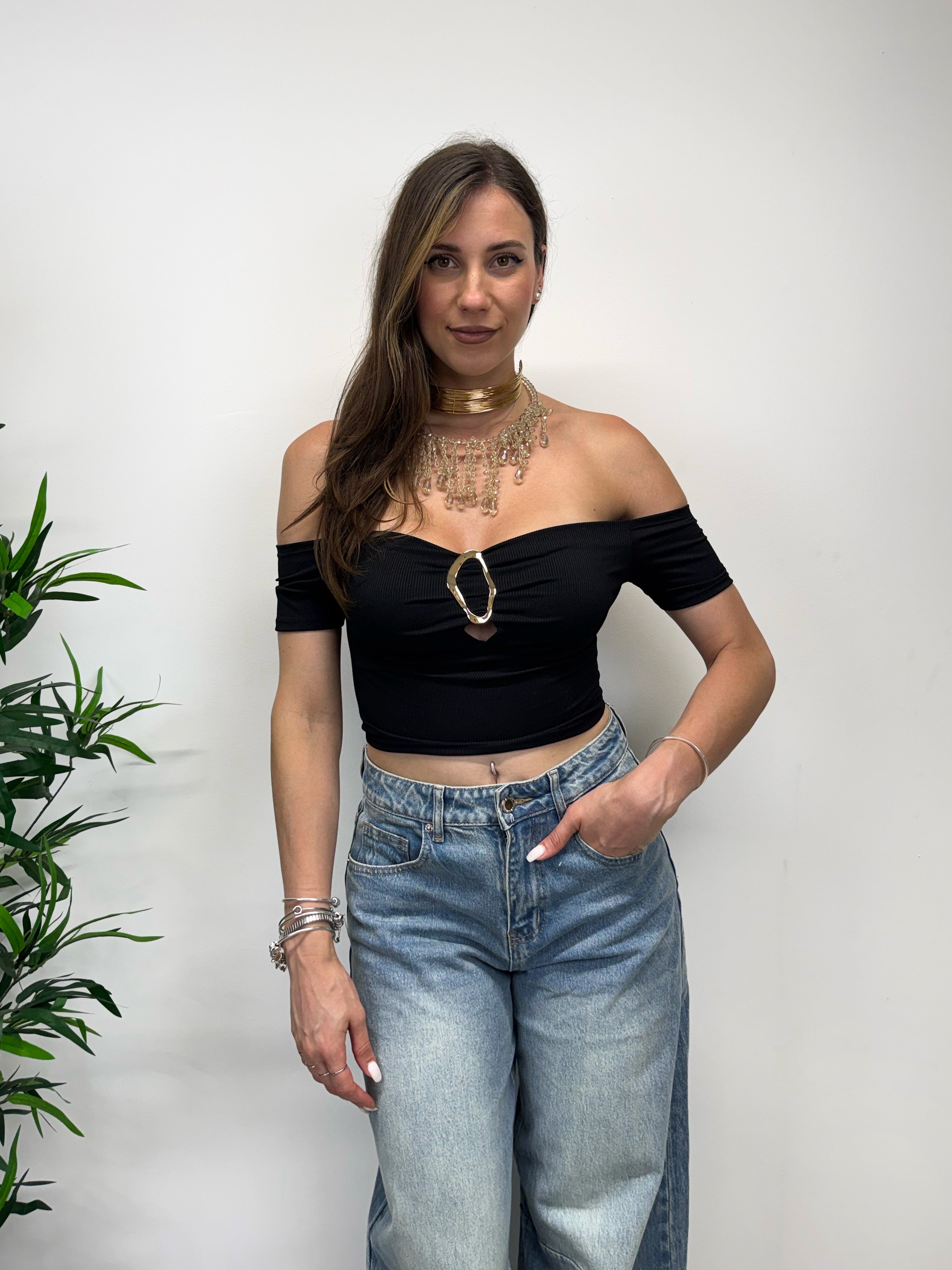 Crop top NAIF +colori
