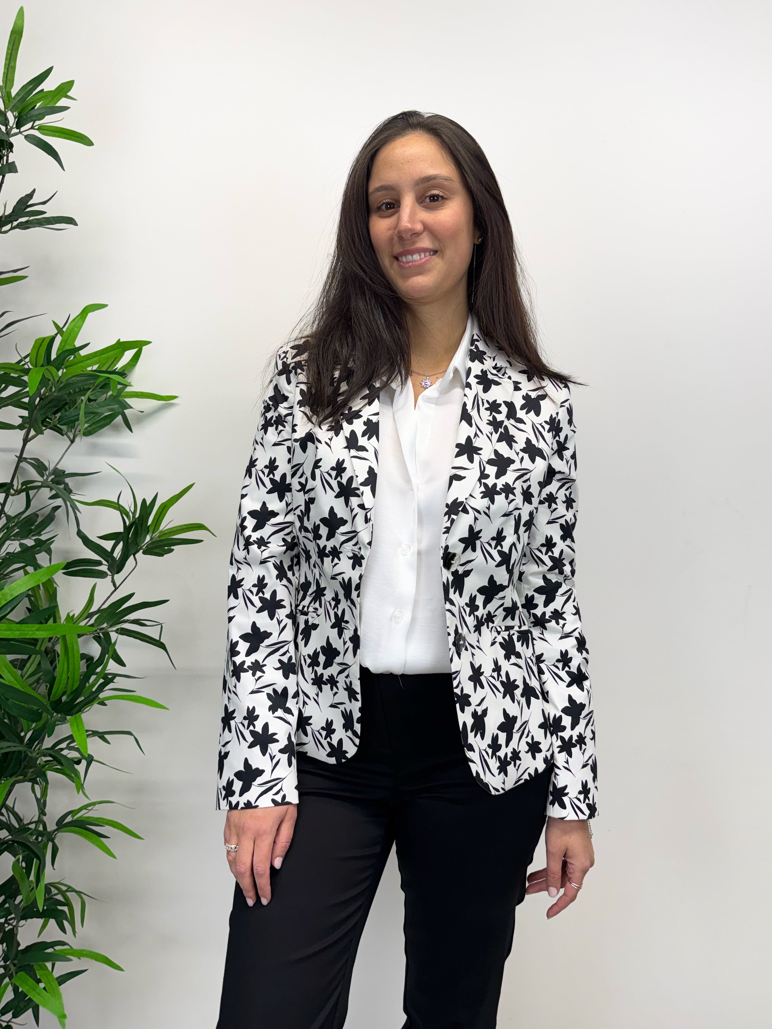 Giacca BLACK FLOWERS