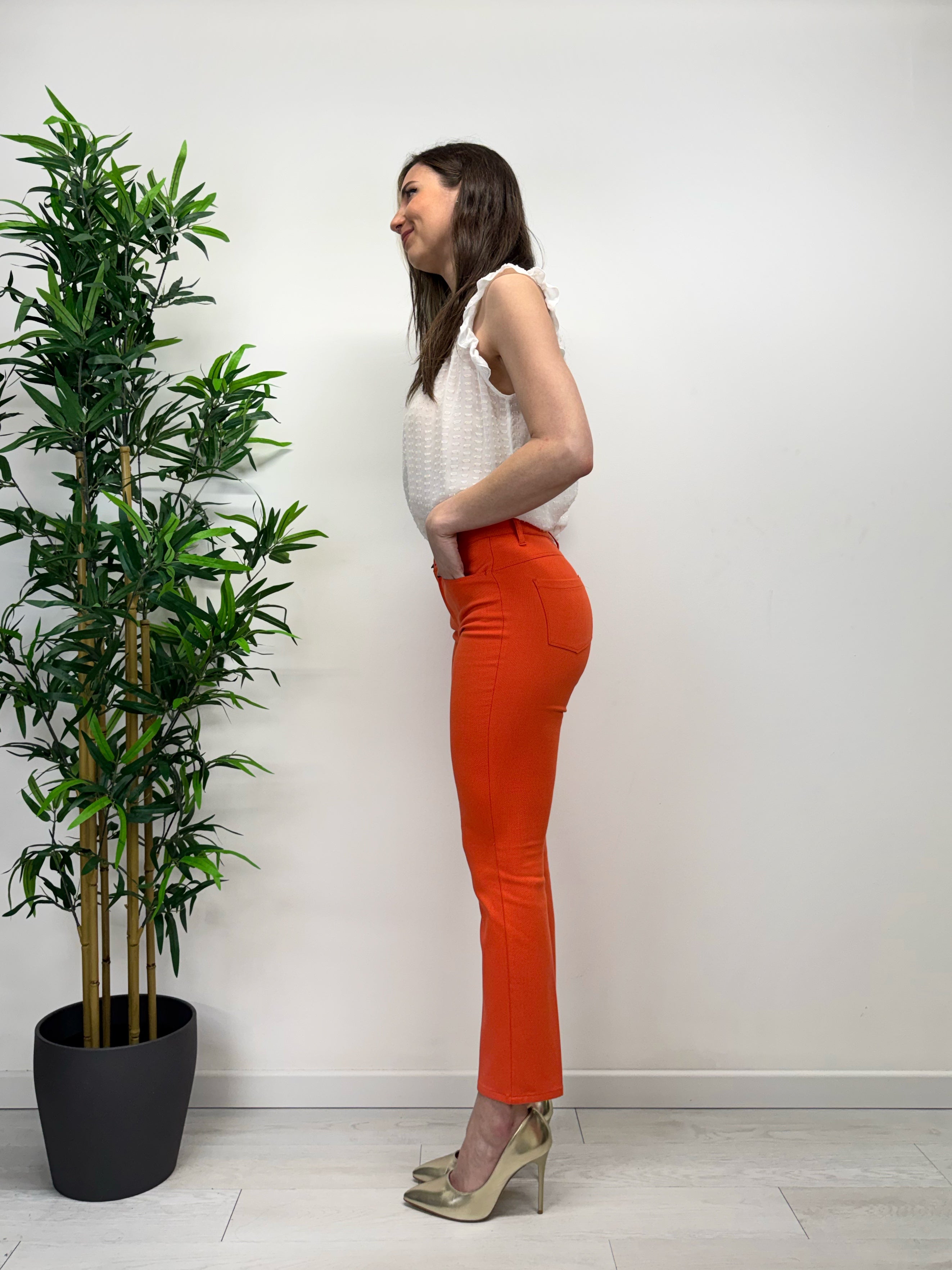 Pantaloni ROBERTA arancioni