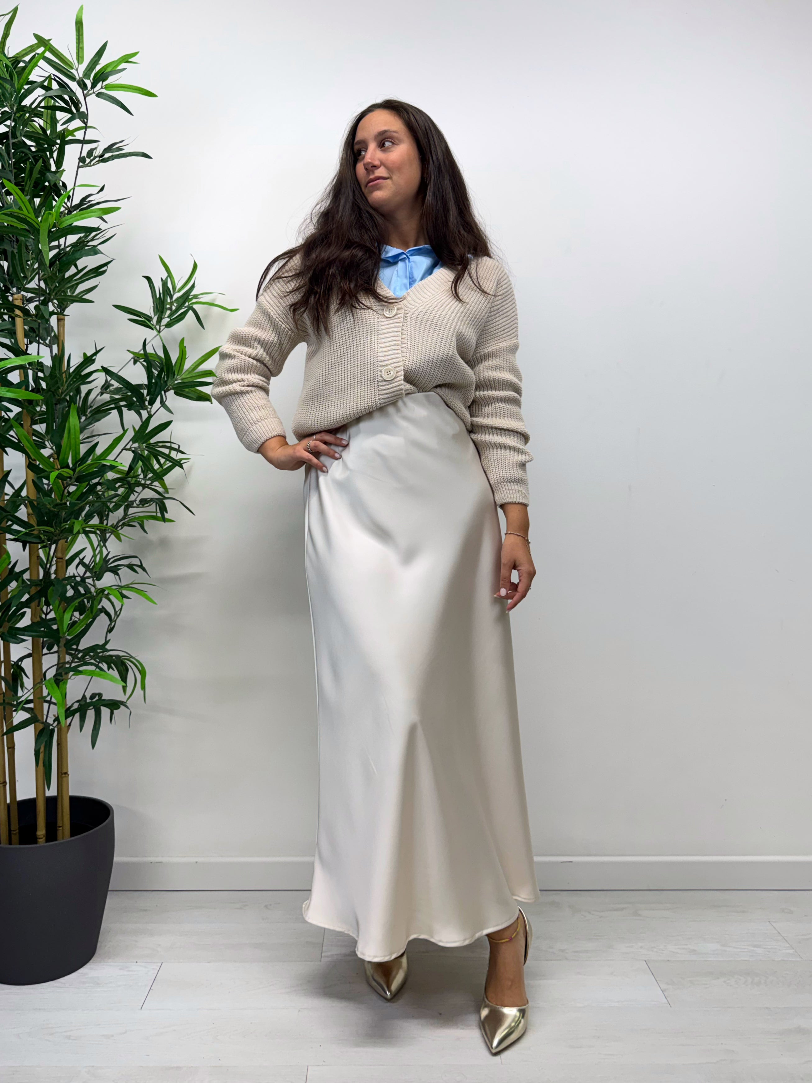 Cardigan basic con bottoni +colori