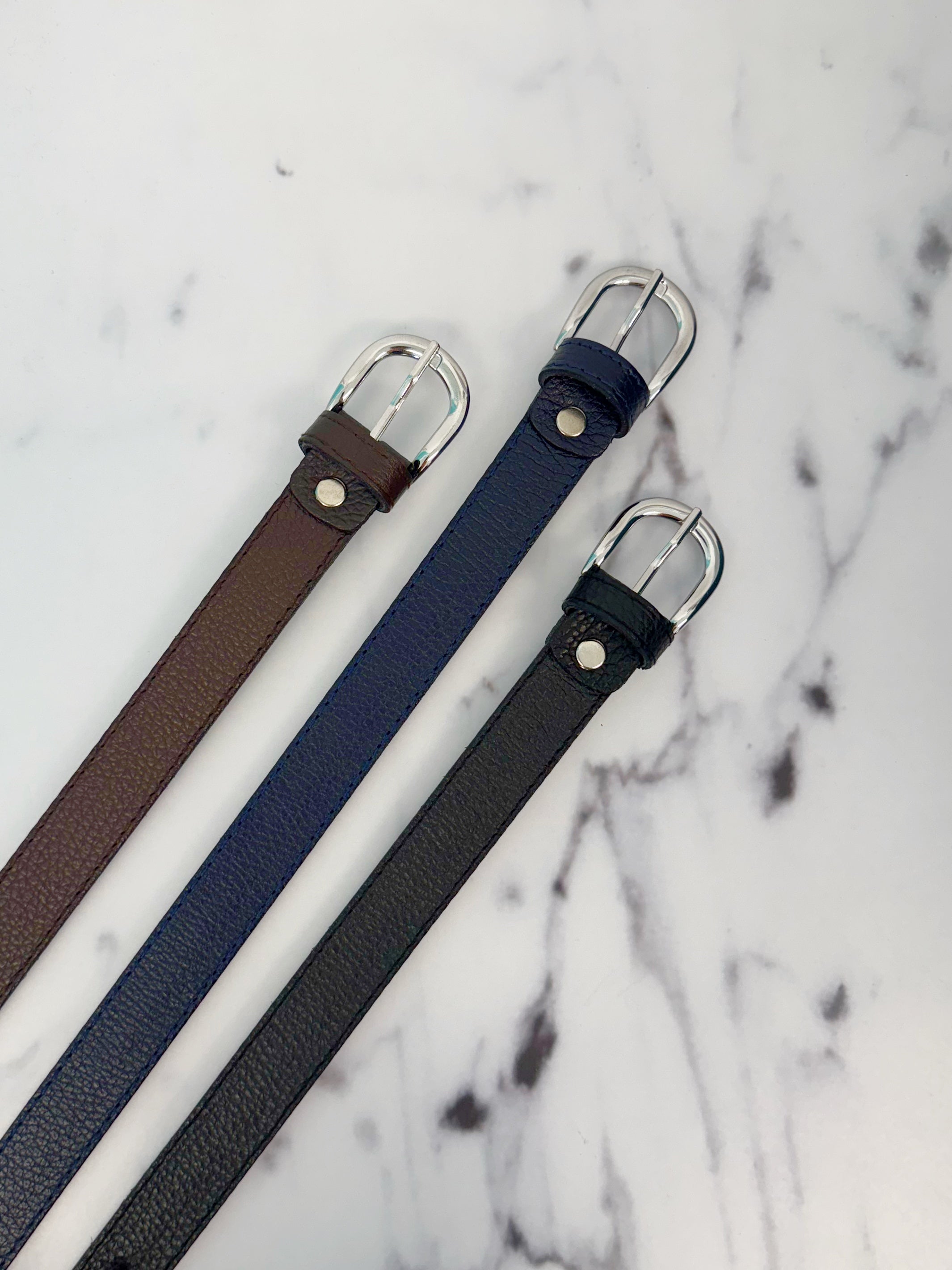Cintura in vera pelle +colori