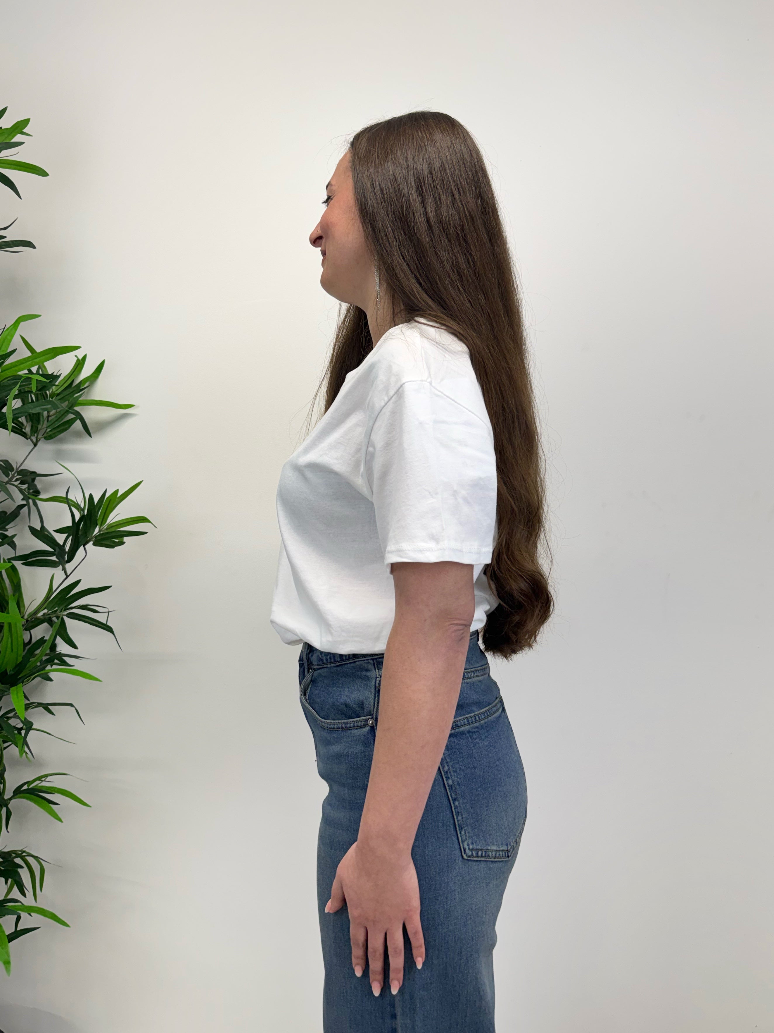 T-shirt basica bianca