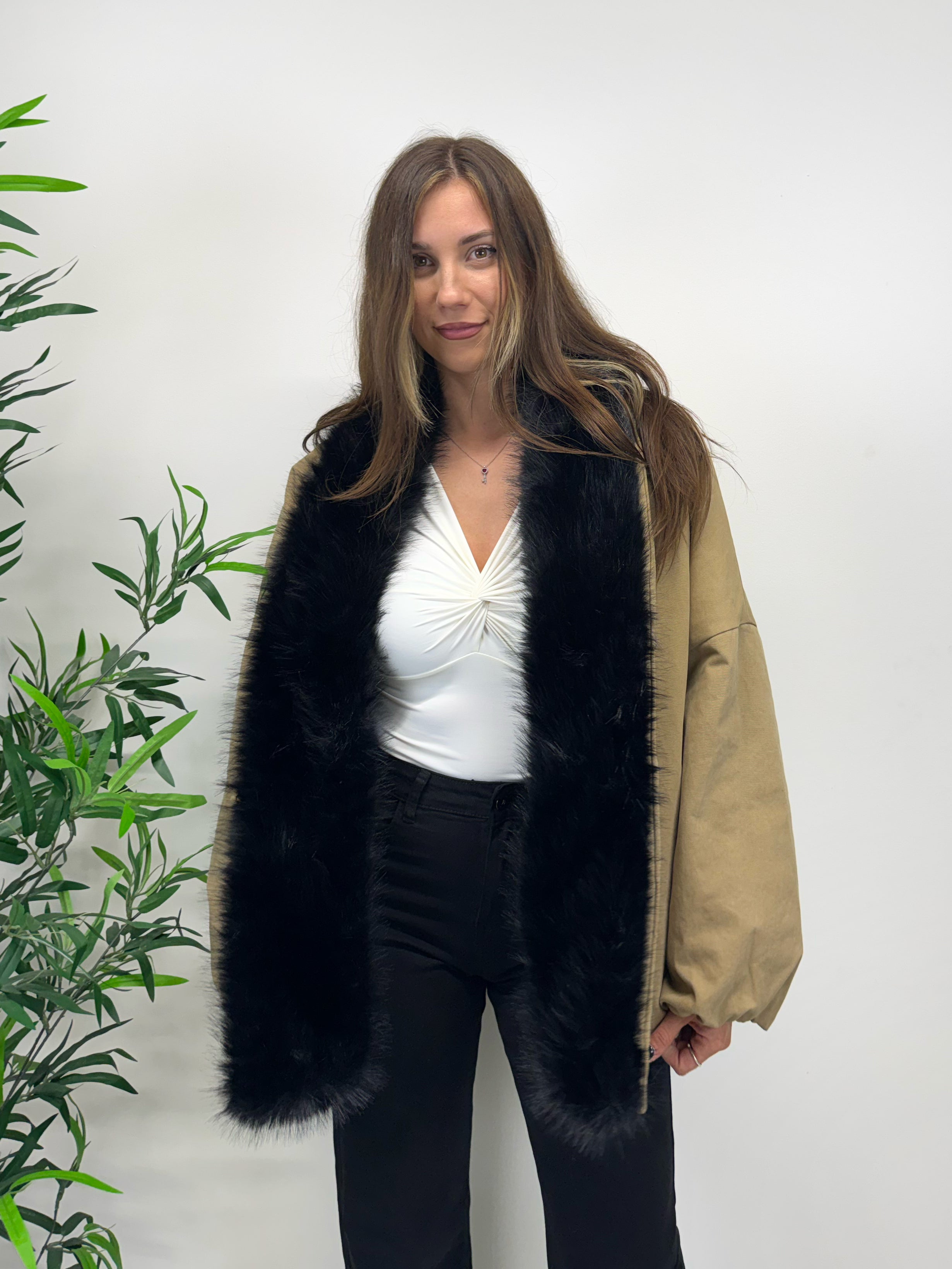 Bomber OVERSIZE kikisix biscotto