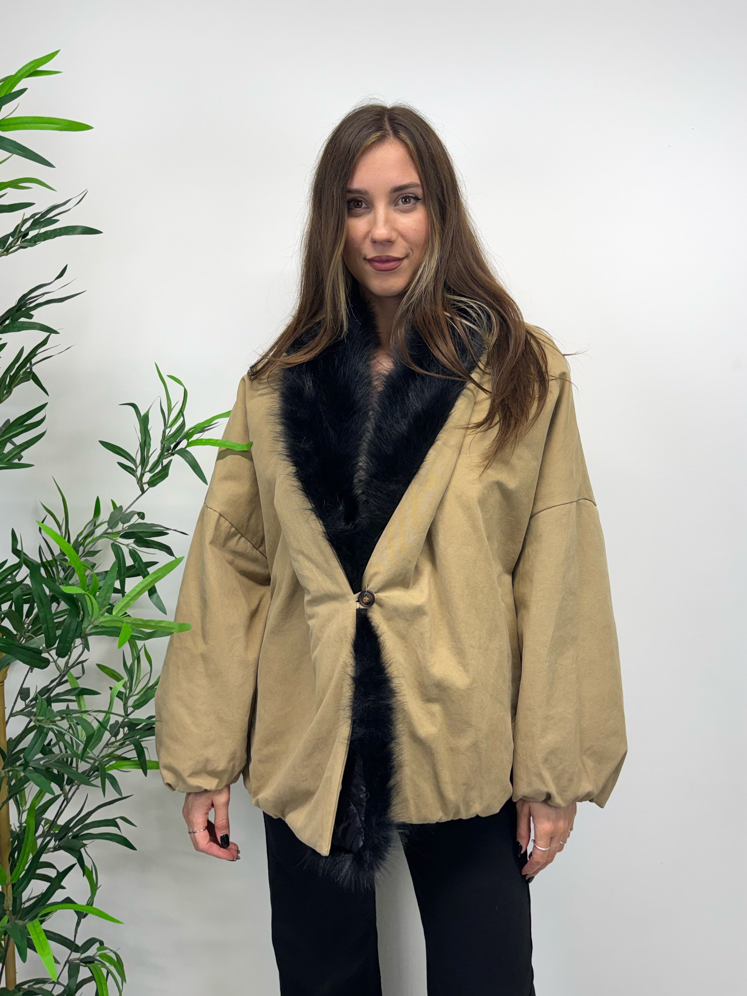 Bomber OVERSIZE kikisix biscotto