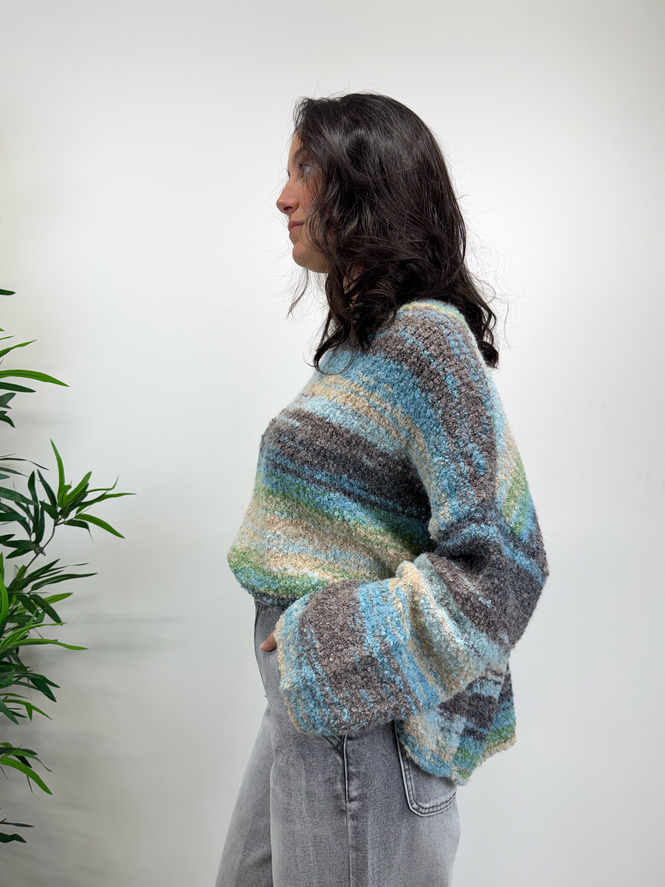 Maglioncino 70s grigio