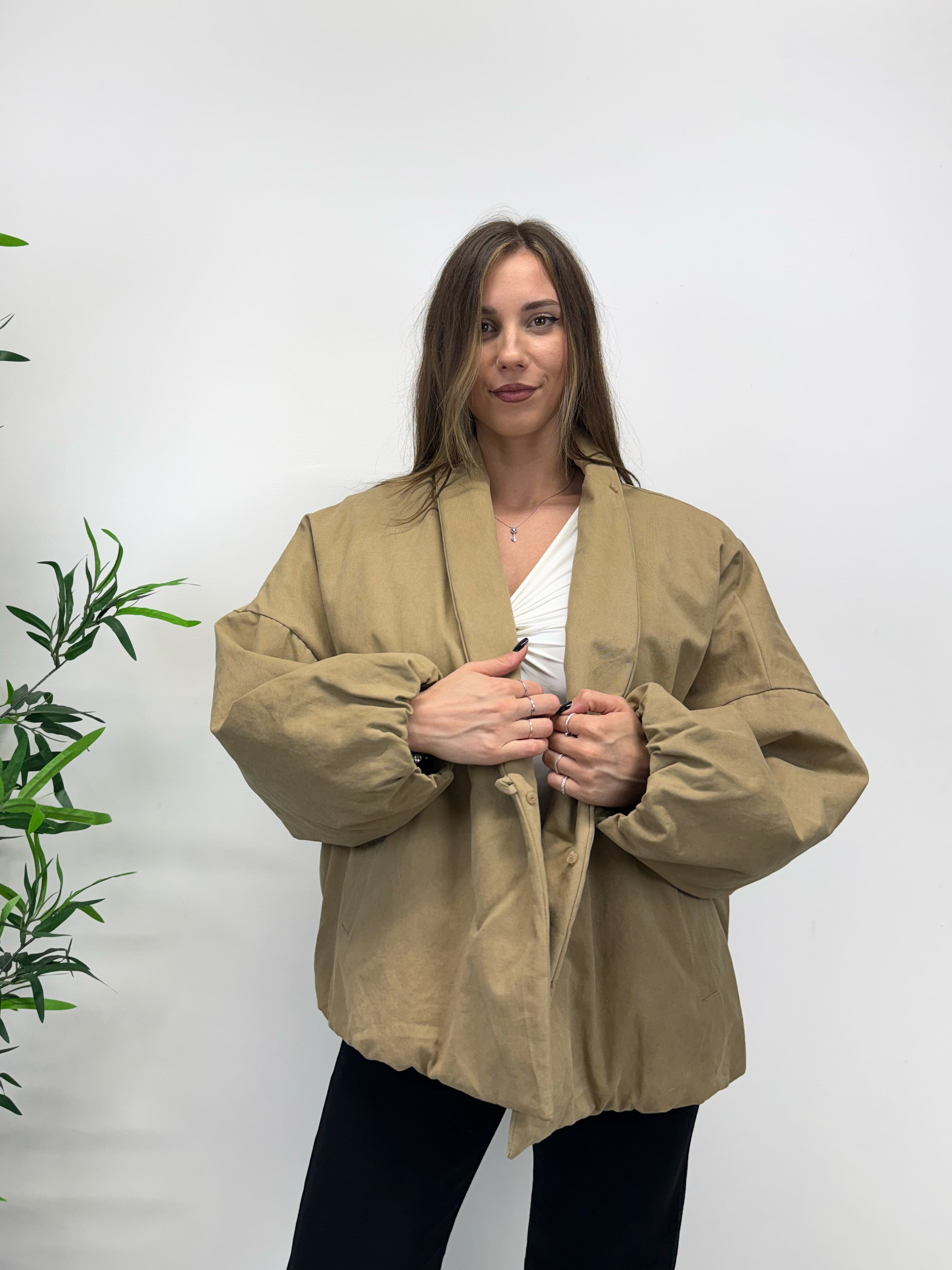 Bomber OVERSIZE kikisix biscotto