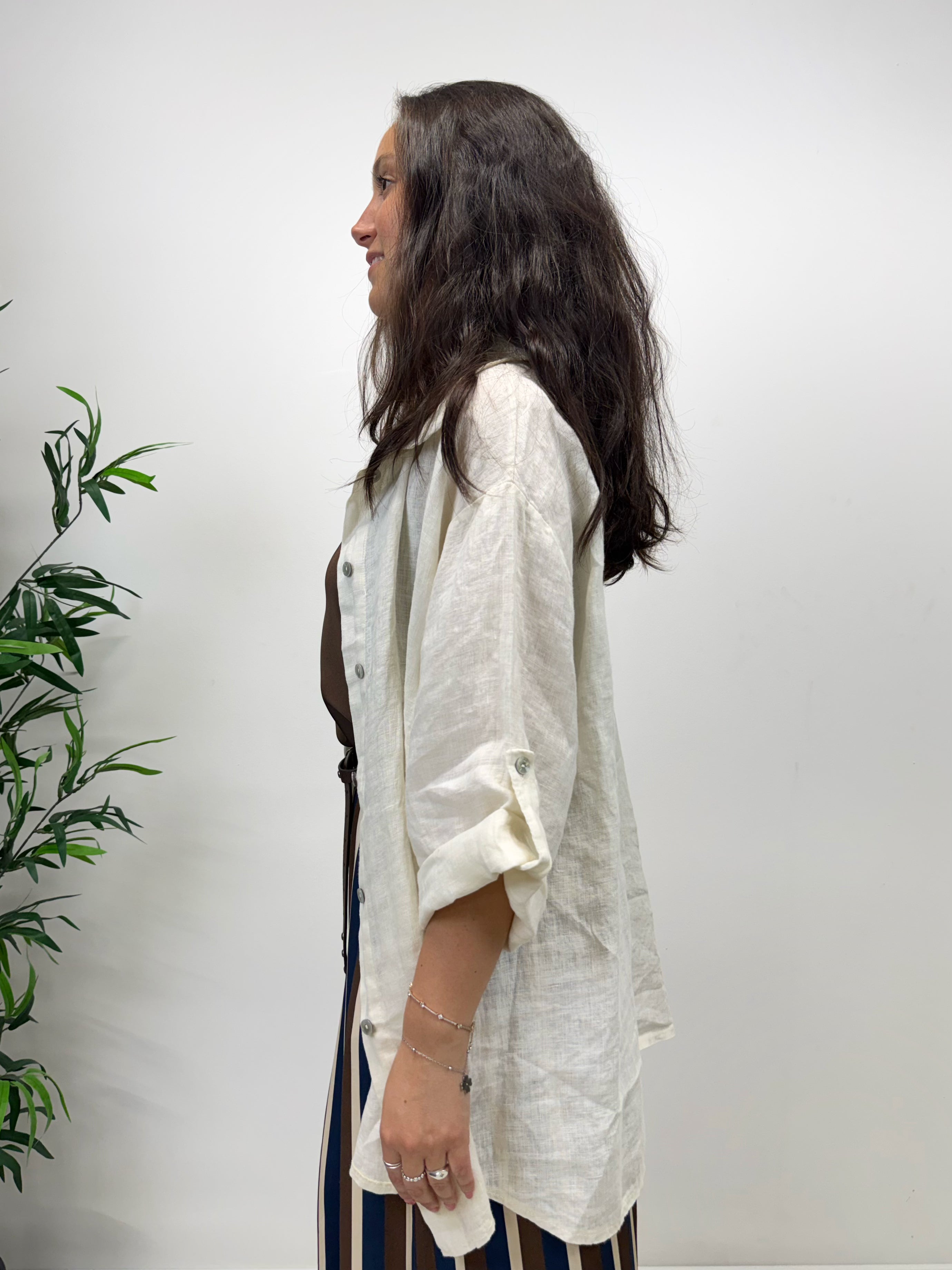 Camicia in lino +colori