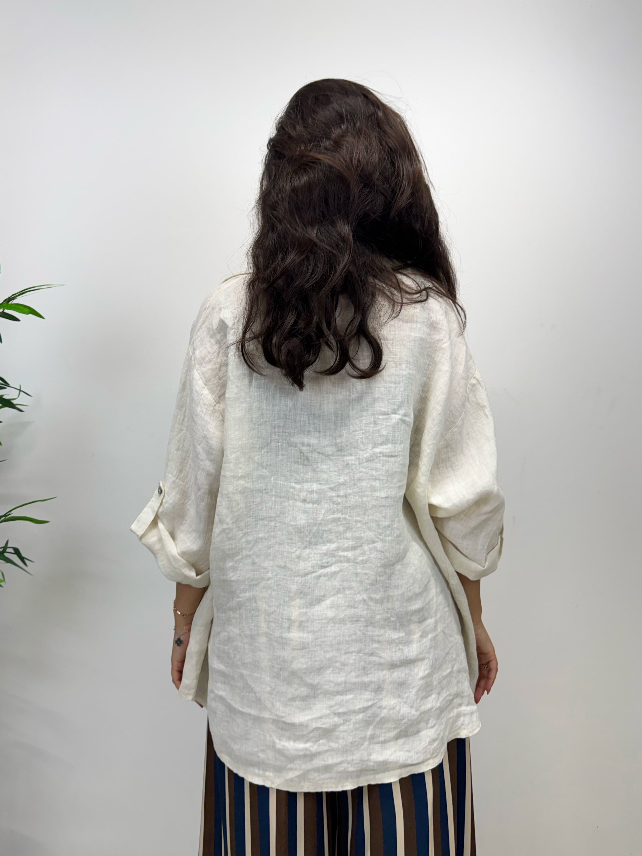 Camicia in lino +colori